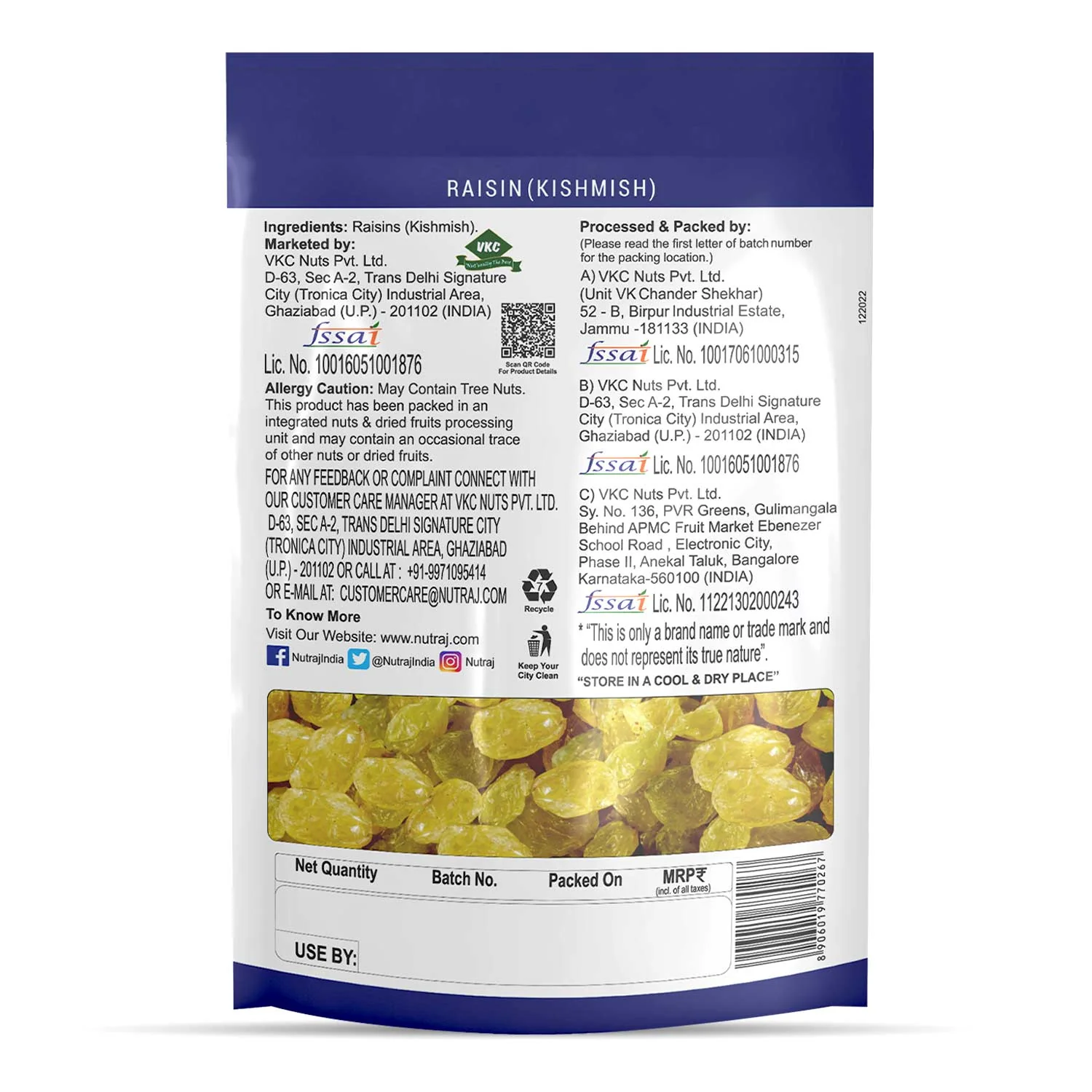 Almond & Raisin Combo 500gm (250g each) - Image 5