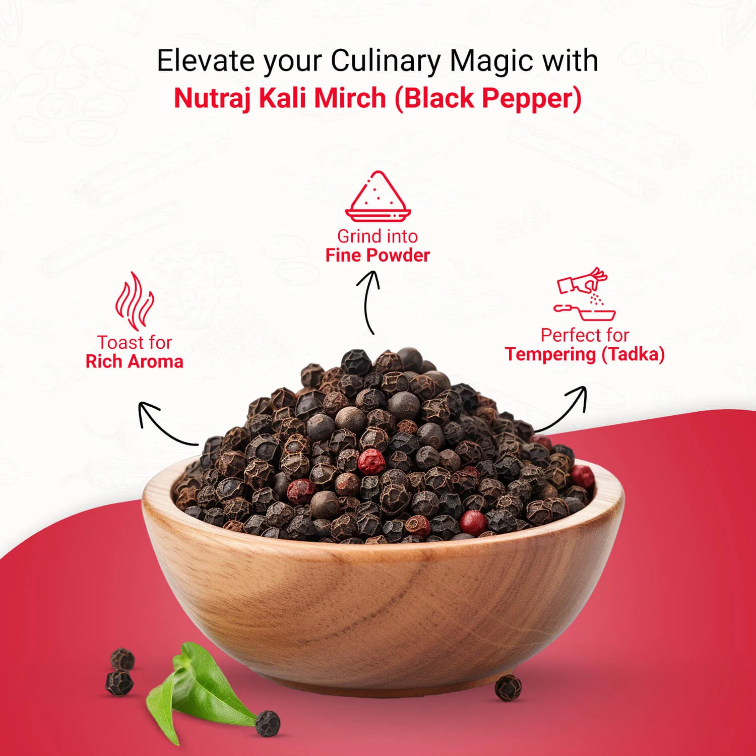 Nutraj Black Pepper (Kali Mirch) 100 gm - Image 5