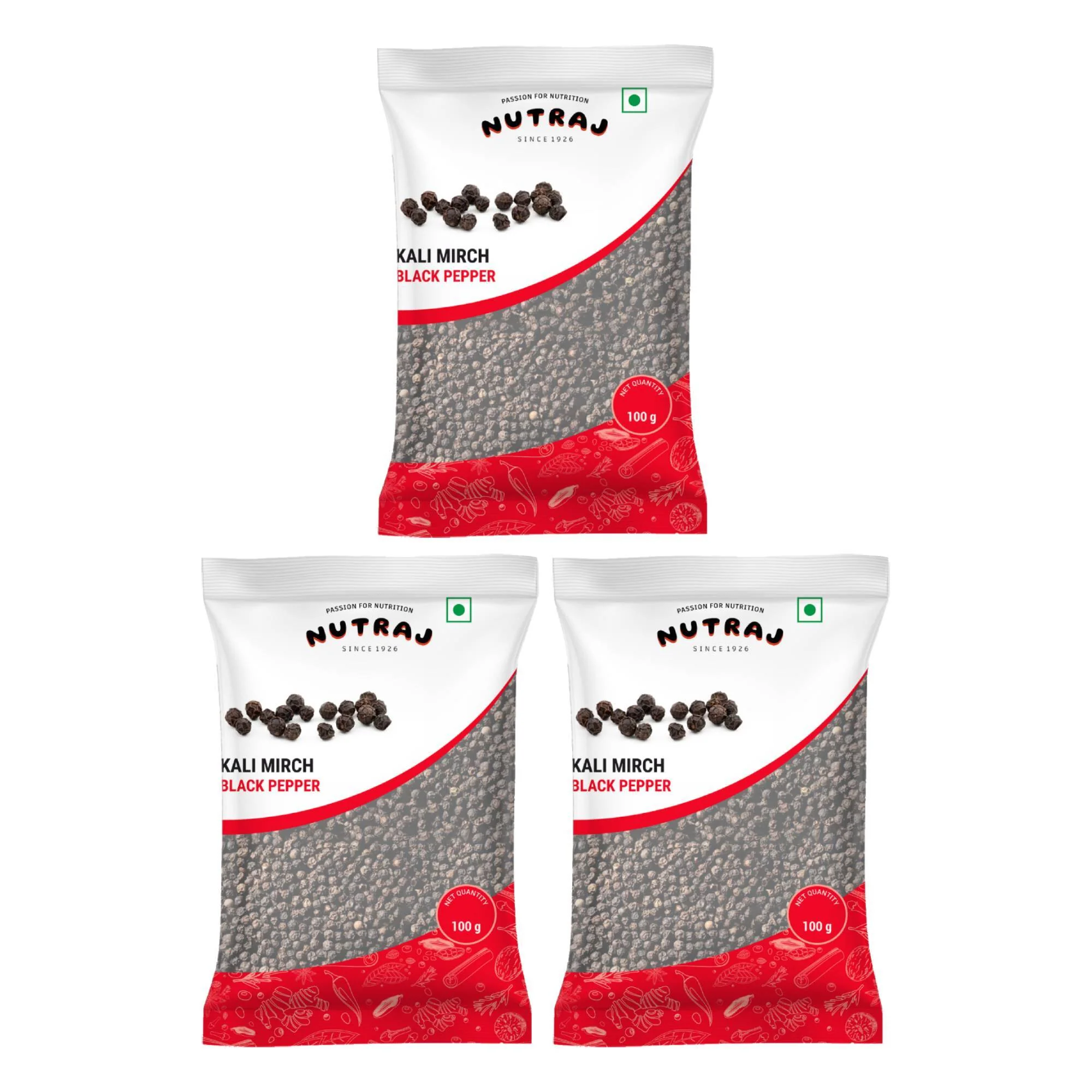 Nutraj Black Pepper (Kali Mirch) 100 gm - Image 8