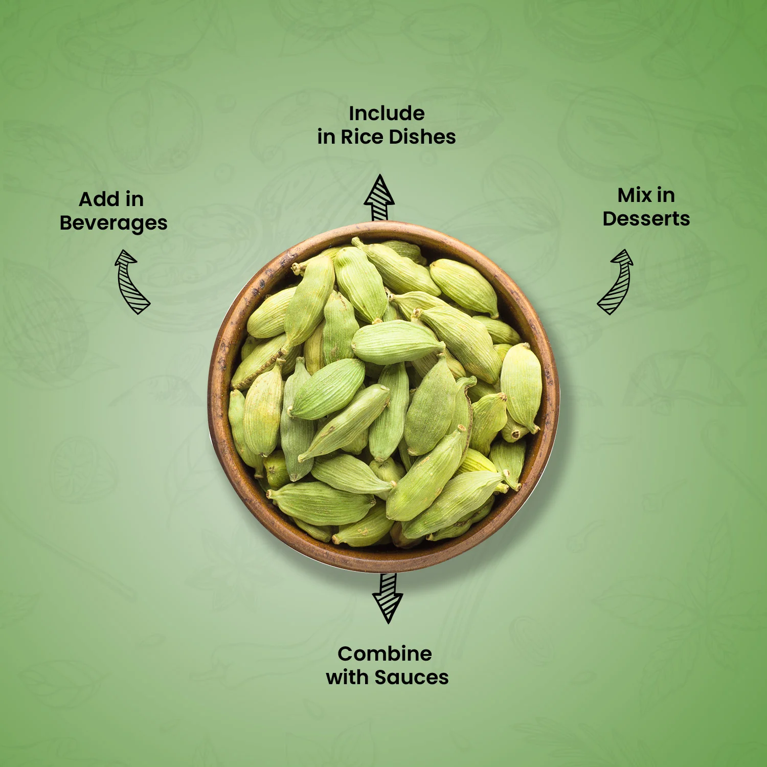 Nutraj Whole Spices Combo Pack Cardamom Green 50g & Clove 50g - Image 9