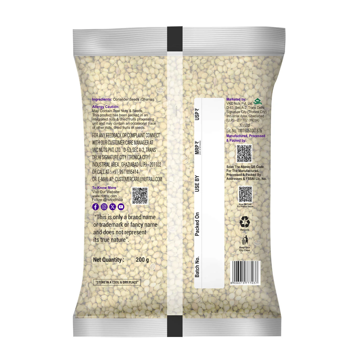 Nutraj Whole Spices 400g Combo Pack - Coriander Seeds 200g & Cumin 200g - Image 5