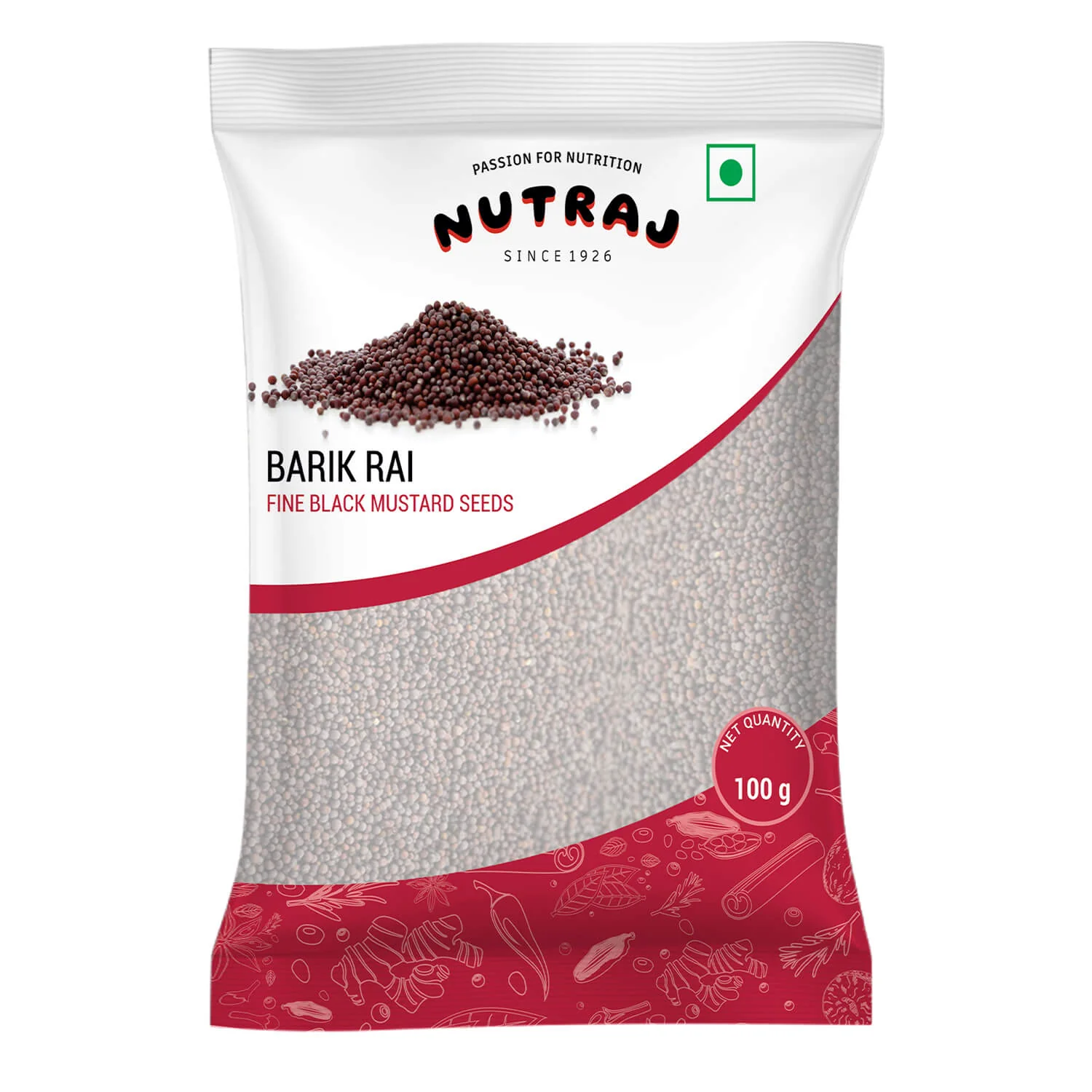 Nutraj Whole Spices 400g Combo Pack - Mustard Seeds 200g (100g x 2) + Fennel Seeds 200g - Image 4
