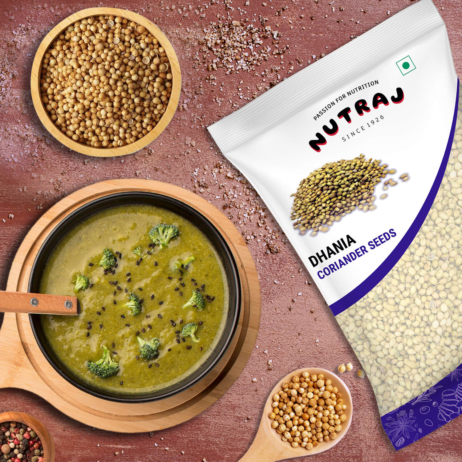 Nutraj Coriander Seeds (Dhaniya) 1kg - Image 6