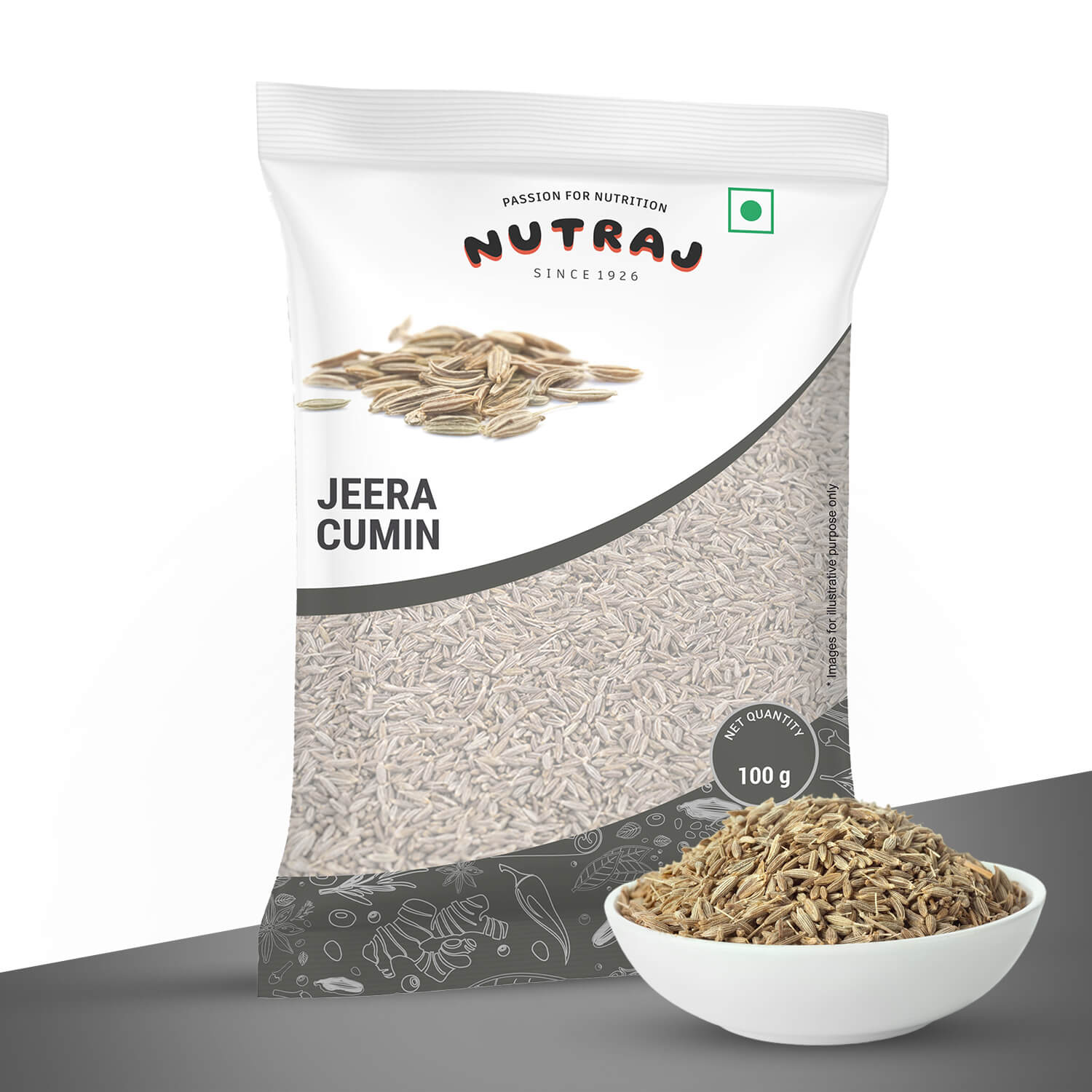 Nutraj Cumin Seeds (Jeera) 100gm - Image 3