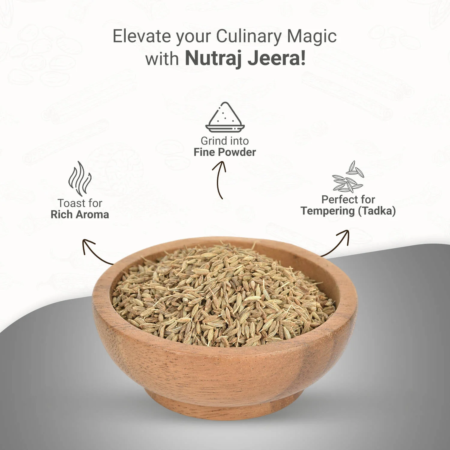 Nutraj Cumin Seeds (Jeera) 1kg - Image 5