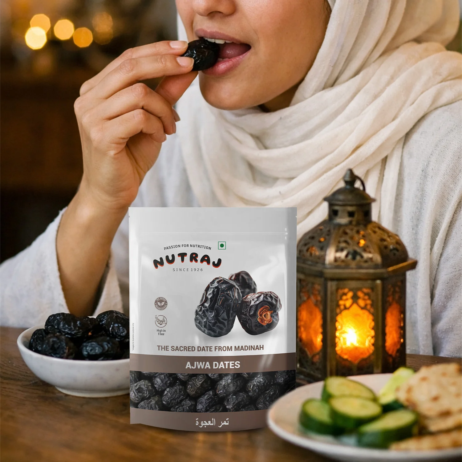 Nutraj Ajwa Dates Khajoor 500 gm - Image 8