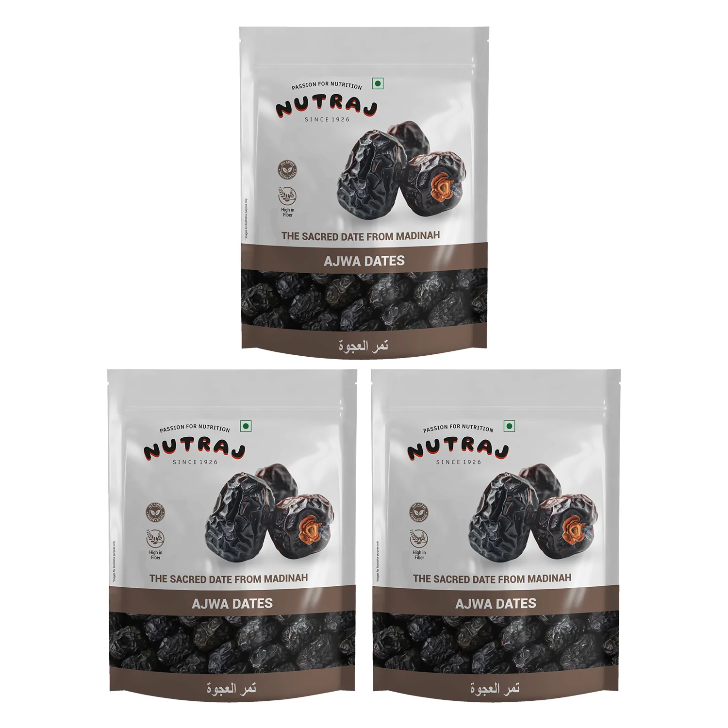 Nutraj Ajwa Dates Khajoor 500 gm - Image 9