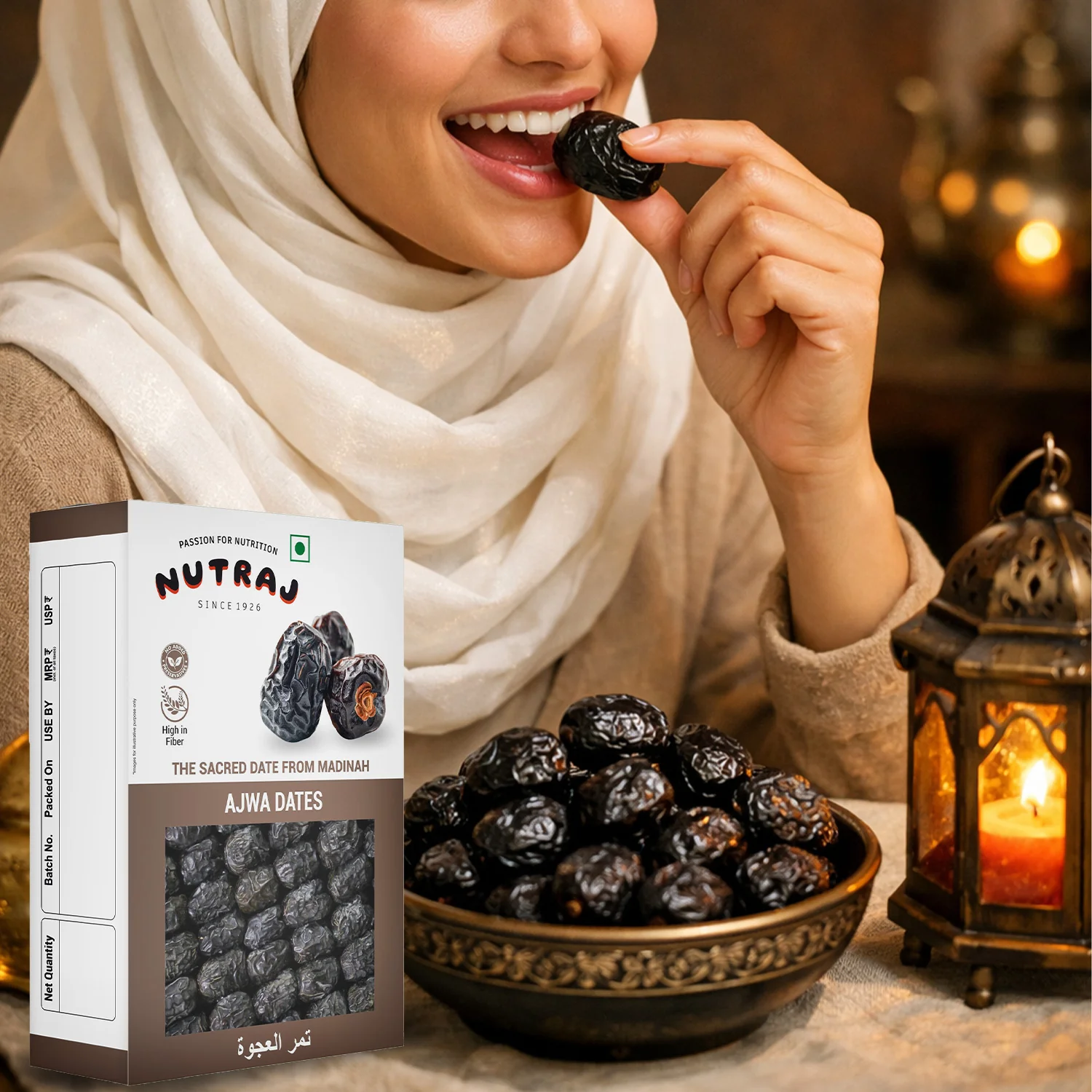 Nutraj Ajwa Dates Khajur 200gm - Image 7