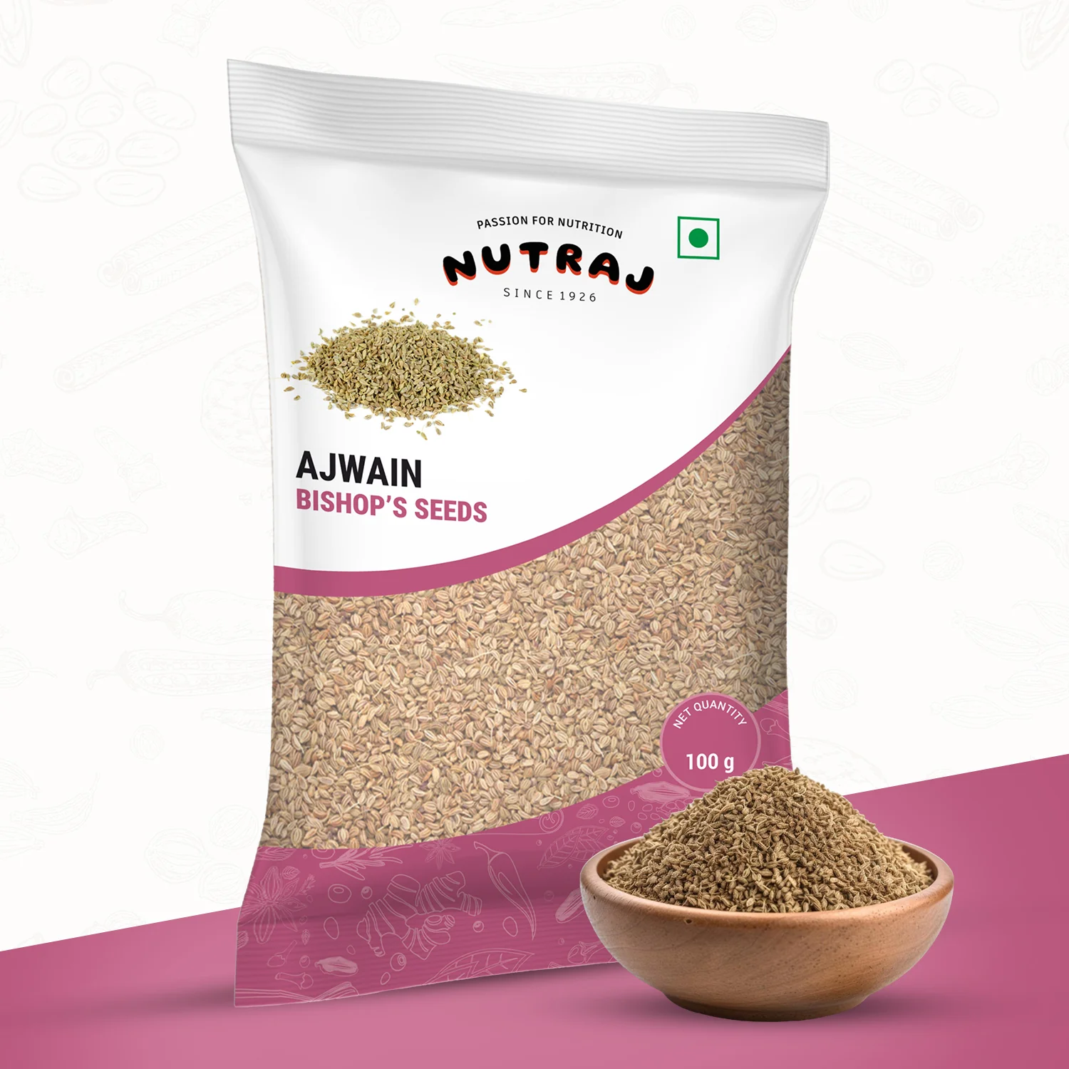 Nutraj Ajwain (Bishop's Seeds) 100g - Image 2
