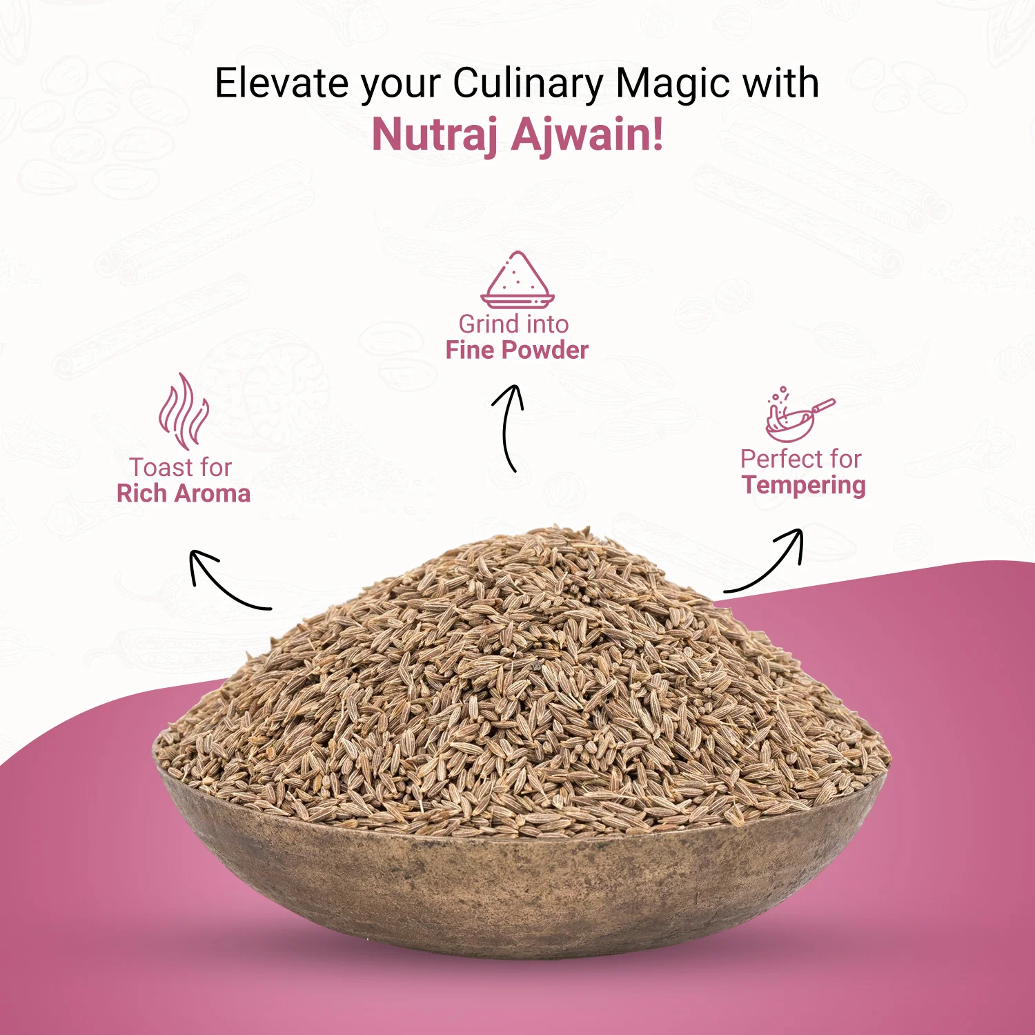 Nutraj Ajwain (Bishop's Seeds) 100g - Image 6