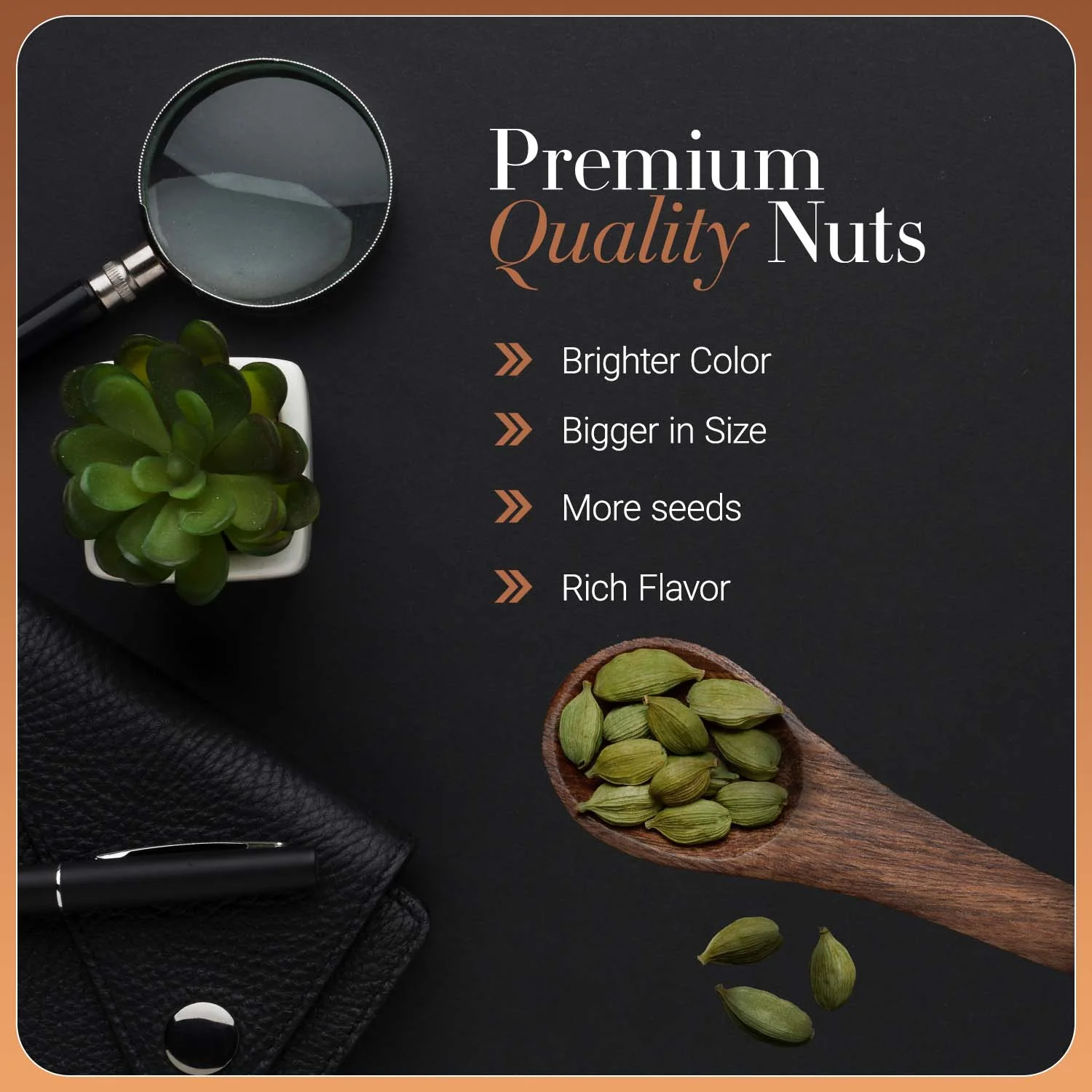 Nutraj Anmol Green Cardamom (Elaichi) 75g (Size - 8mm+) - Image 3