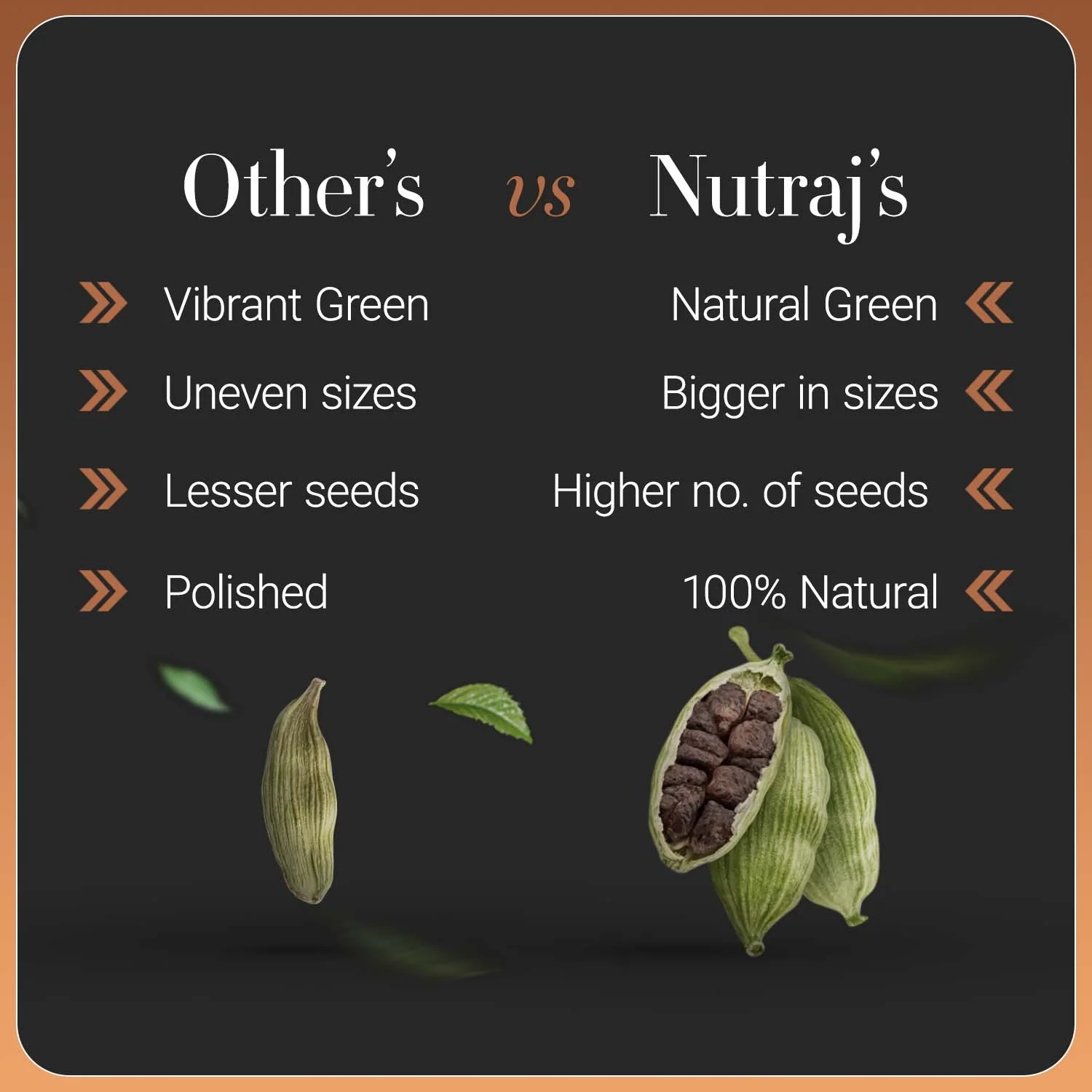 Nutraj Anmol Green Cardamom (Elaichi) 75g (Size - 8mm+) - Image 4