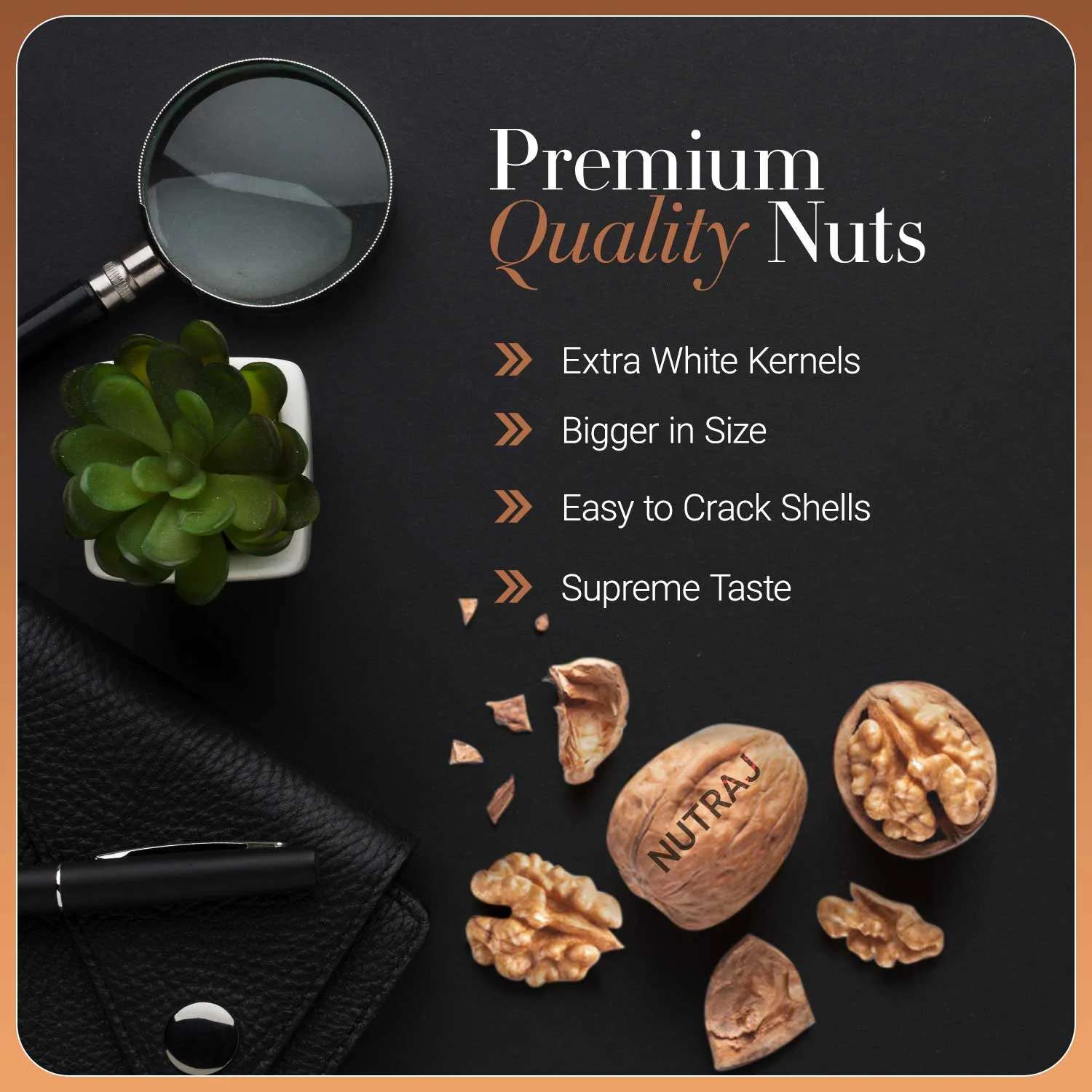 Nutraj Anmol Walnut Inshell 1kg with Nut Cracker - Image 4