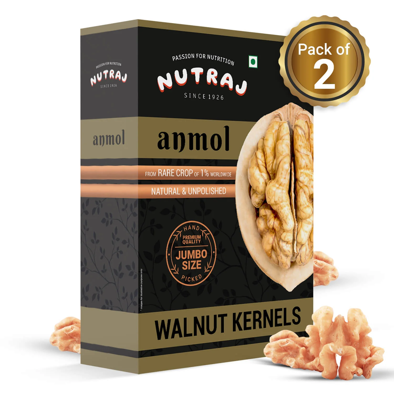 Nutraj Anmol Premium Walnut Kernel (Jumbo Size - Rare Crop - Natural) 500gm - Image 8