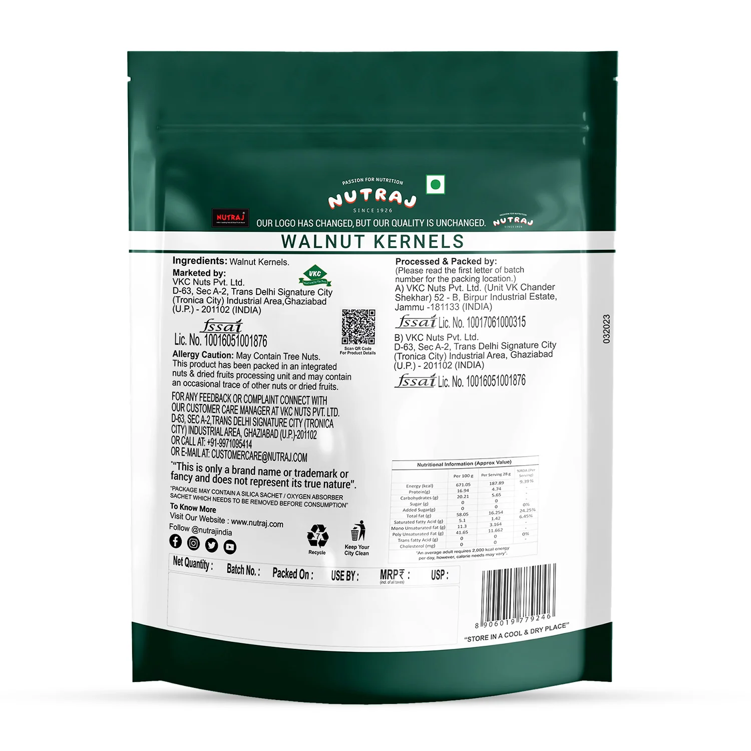 Nutraj Anymany Walnut Kernels 400gm - Image 4