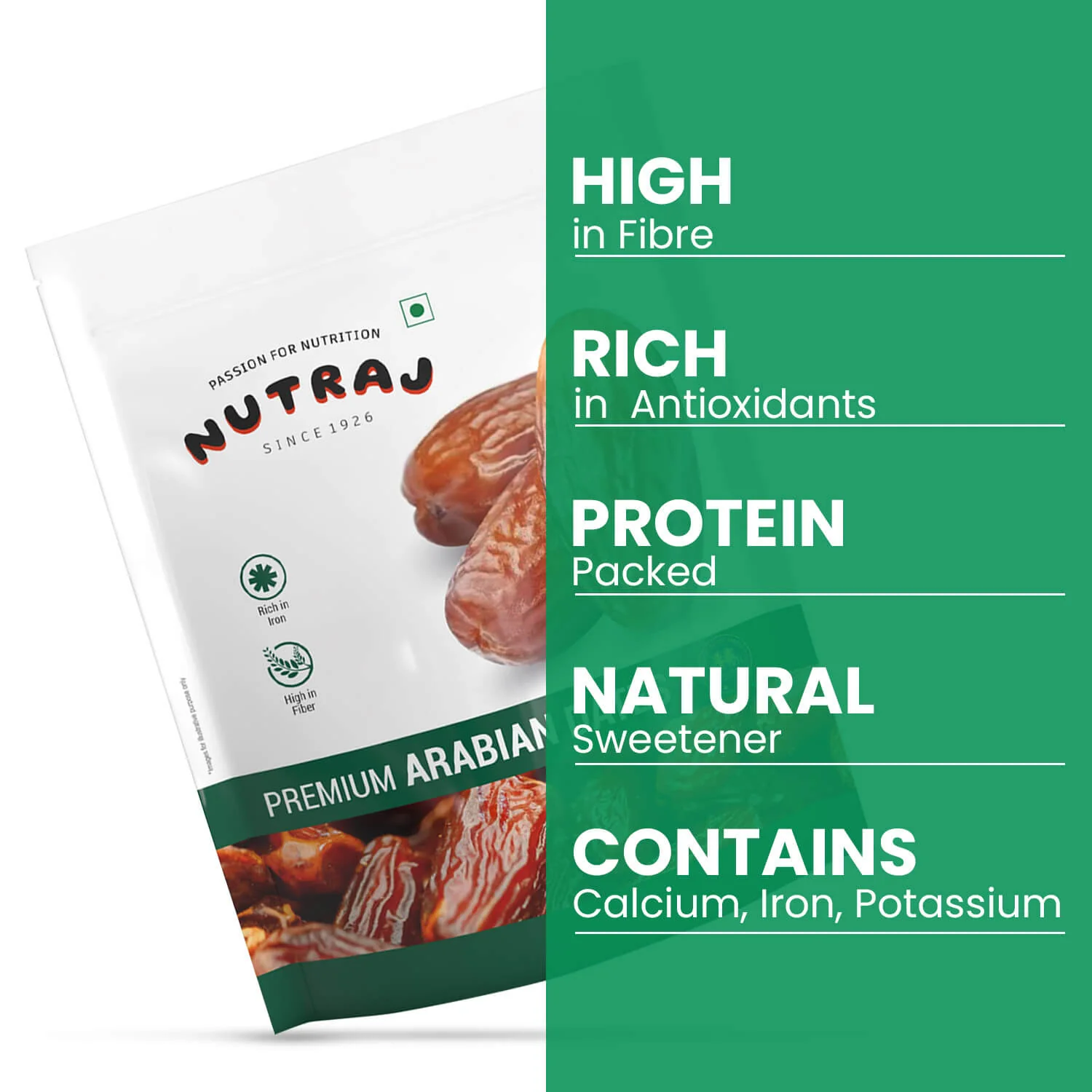 Nutraj Arabian Dates 500gm - Image 3
