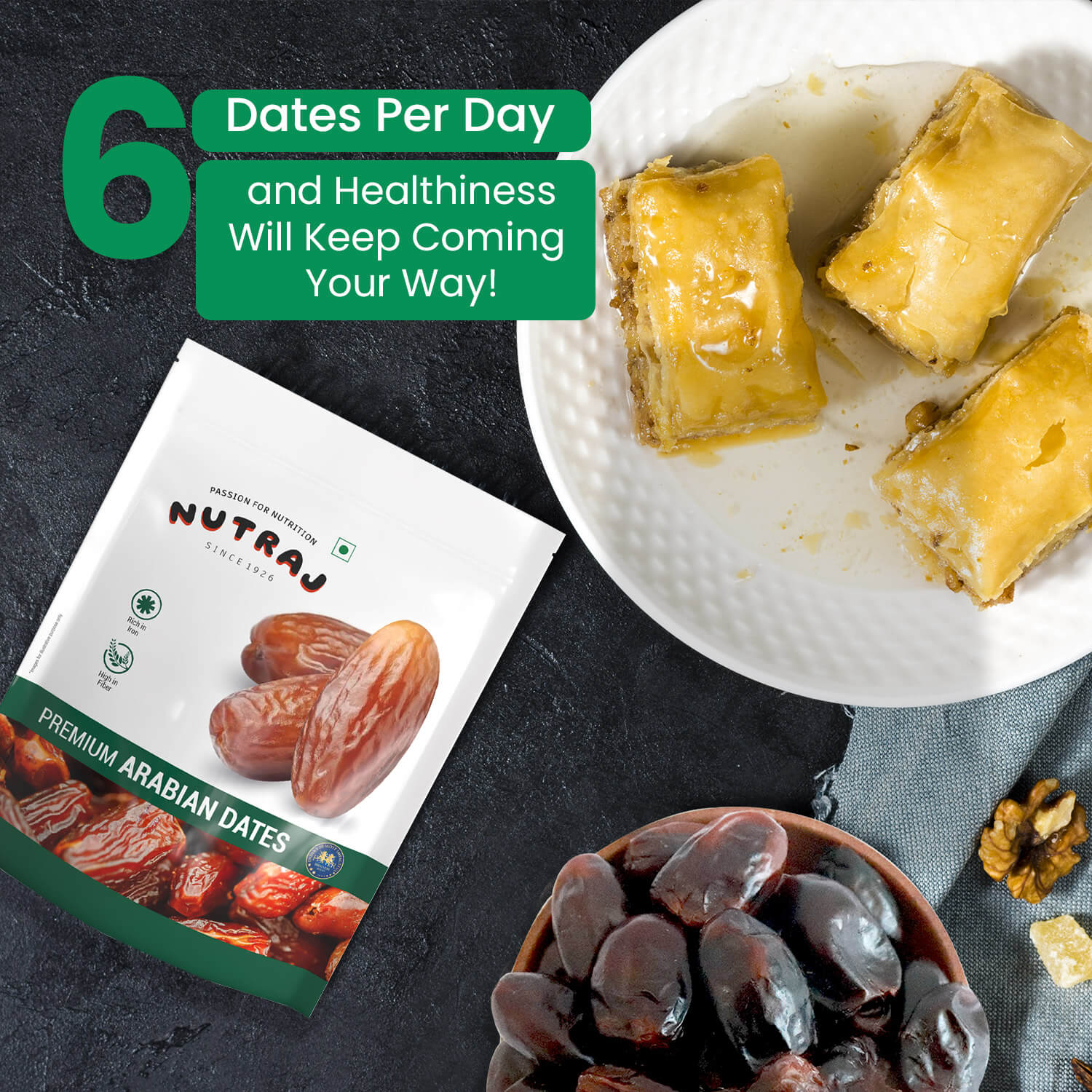 Nutraj Arabian Dates 500gm - Image 8