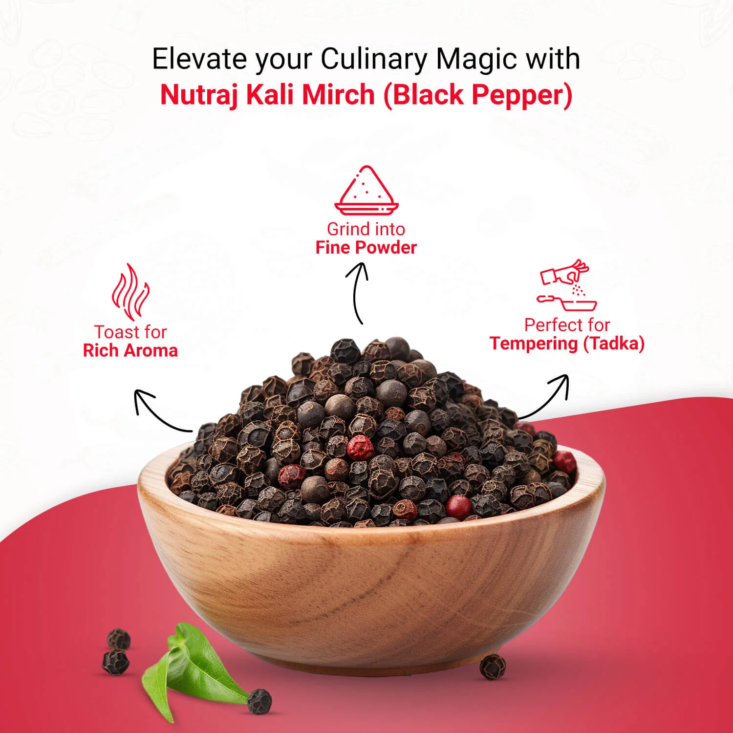 Nutraj Black Pepper (Kali Mirch) 200gm - Image 5