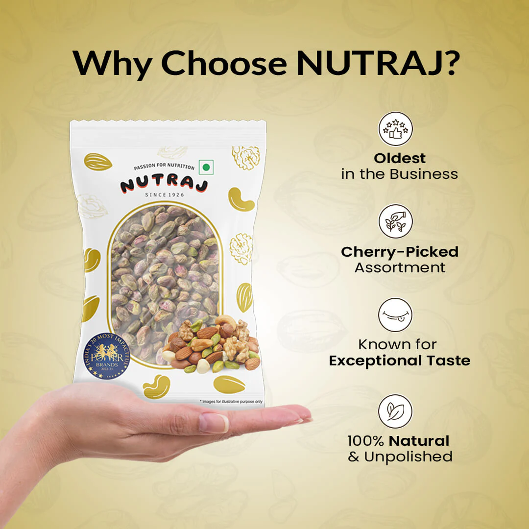 Nutraj California Pistachios Kernels (Pista) 100gm - Image 5