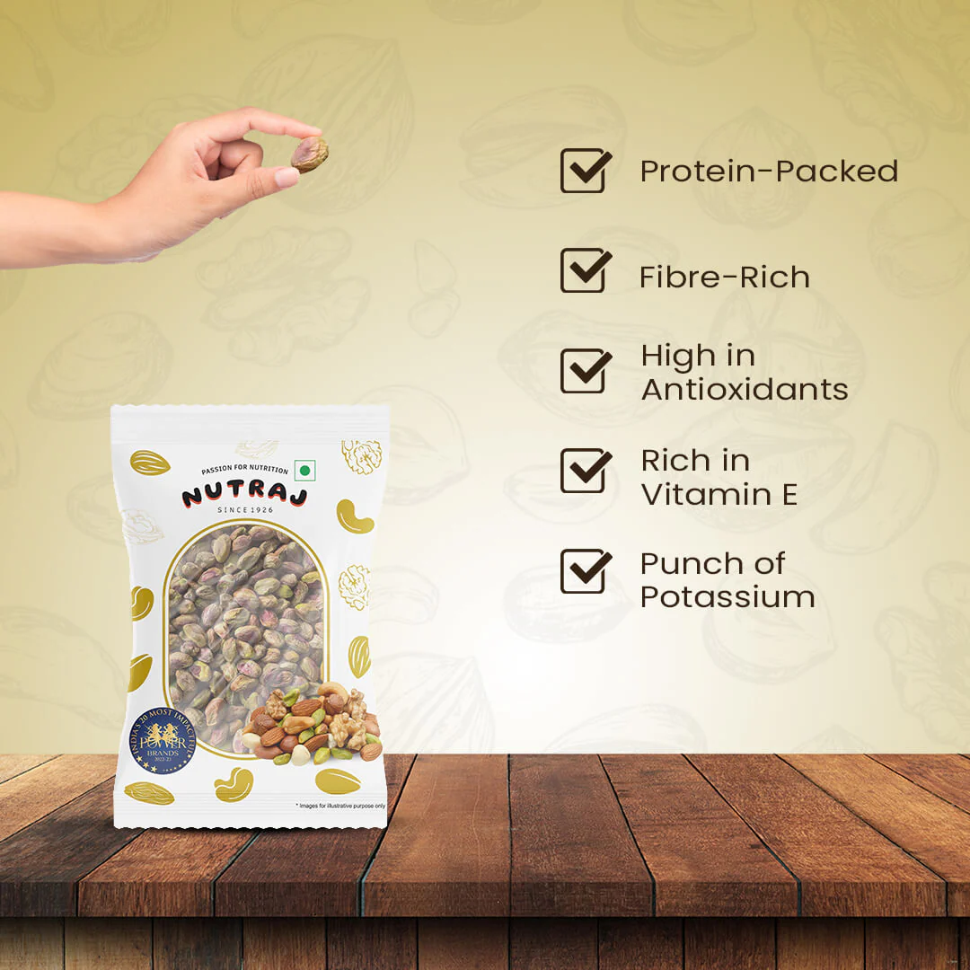 Nutraj California Pistachios Kernels (Pista) 100gm - Image 5