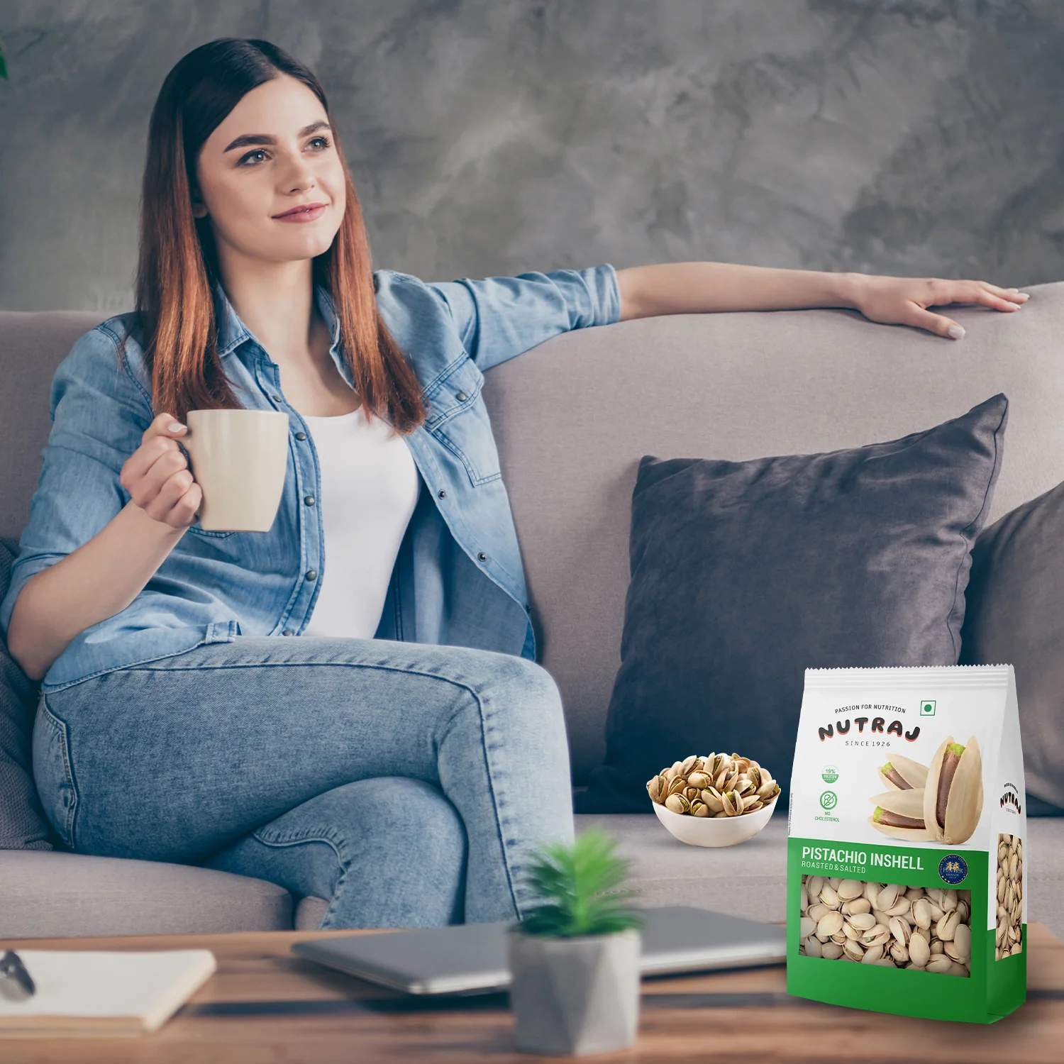 Nutraj California Roasted & Salted Pistachios Inshell (Pista) 400gm - Image 6