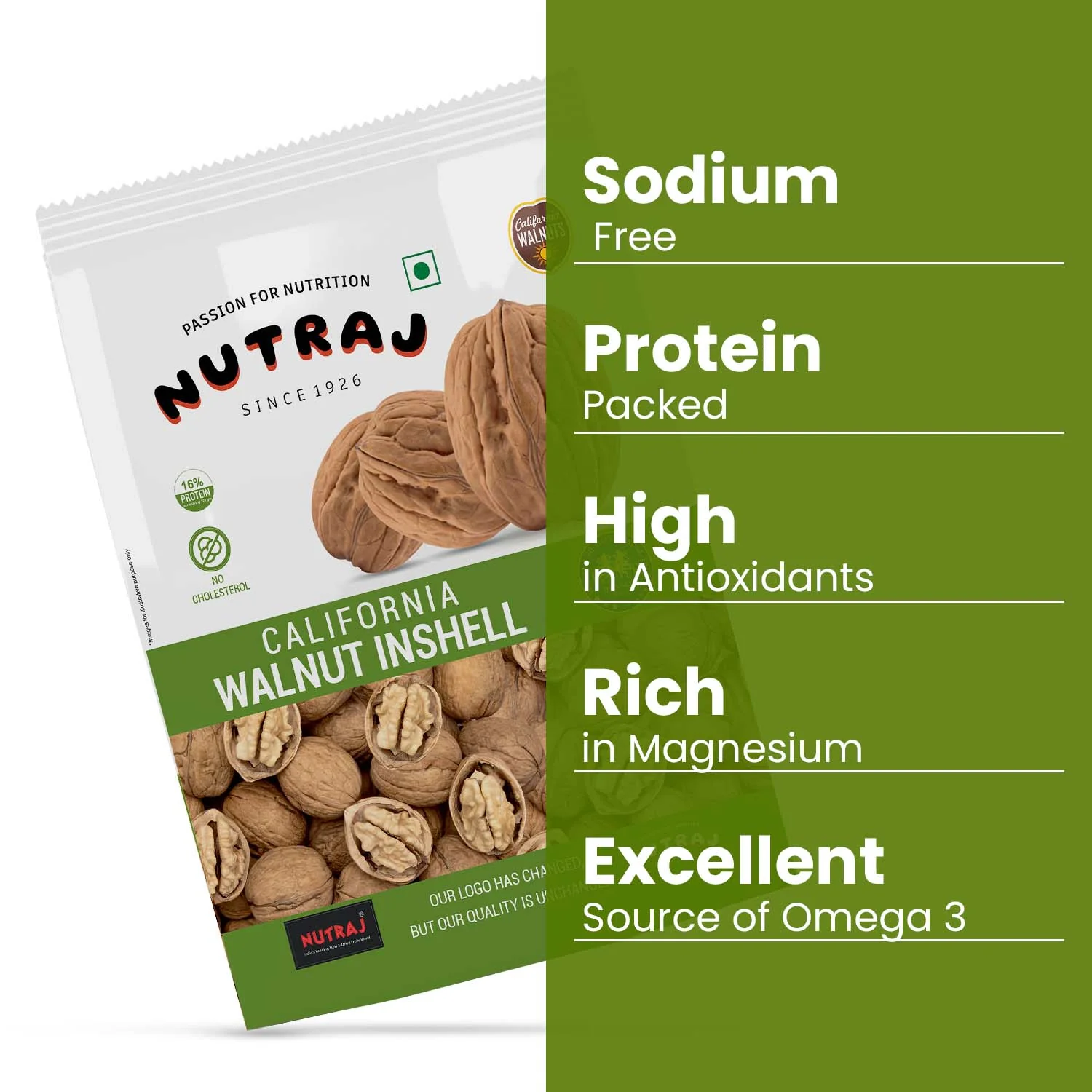 Nutraj California Walnut Inshell 1kg with Nut Cracker - Image 4