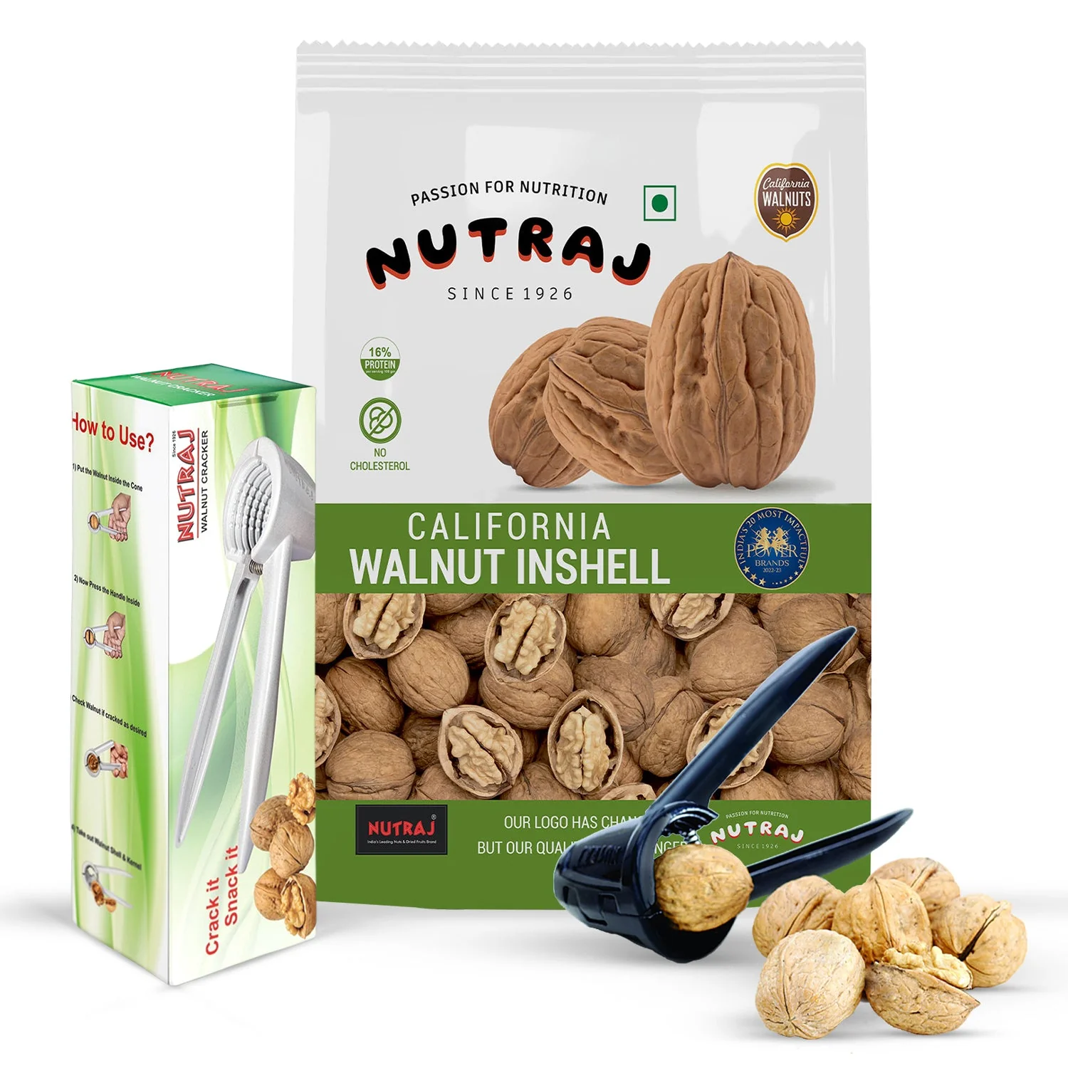 Nutraj California Walnut Inshell 500gm | Whole Nut - Image 7