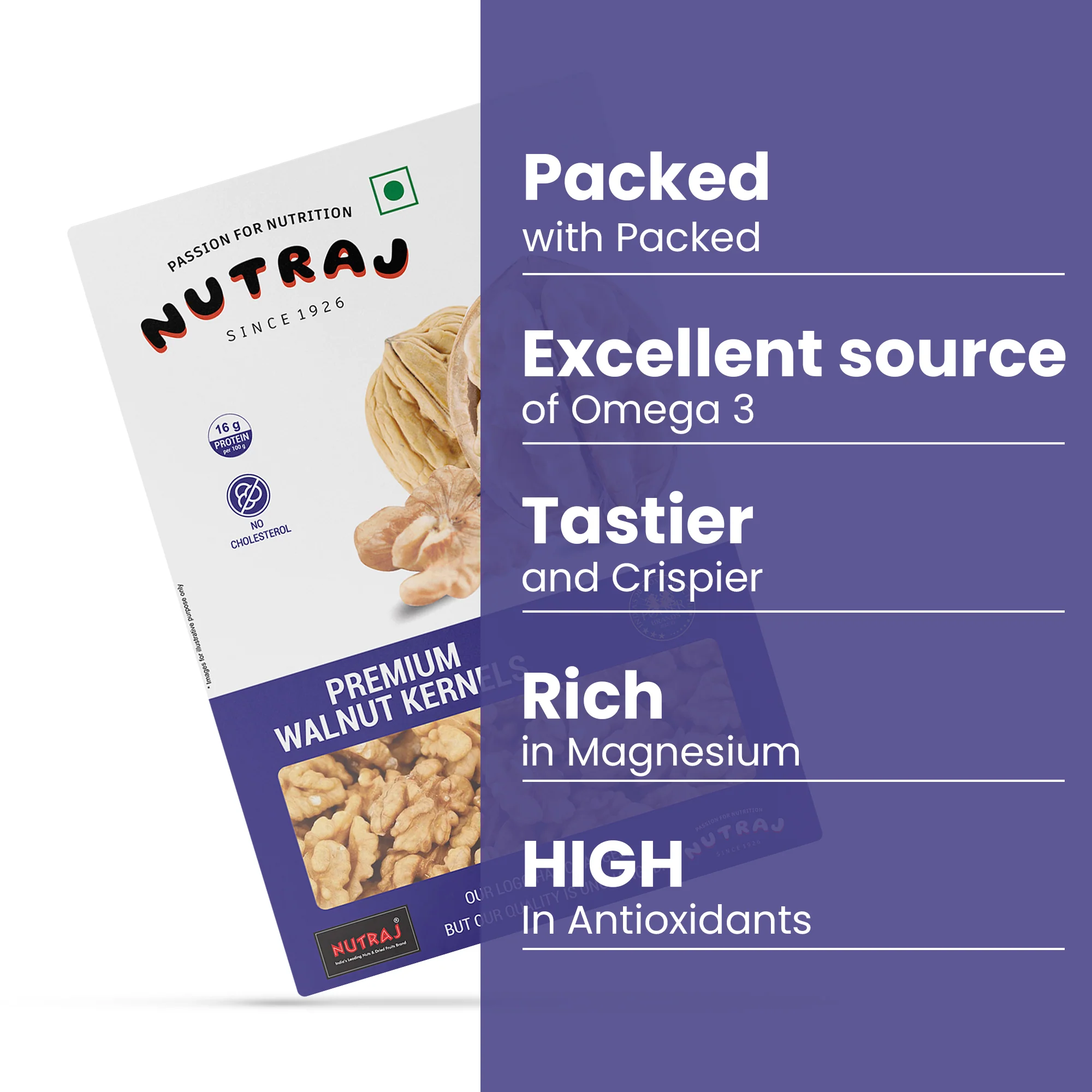 Nutraj California Walnut Kernels 200gm - Image 4