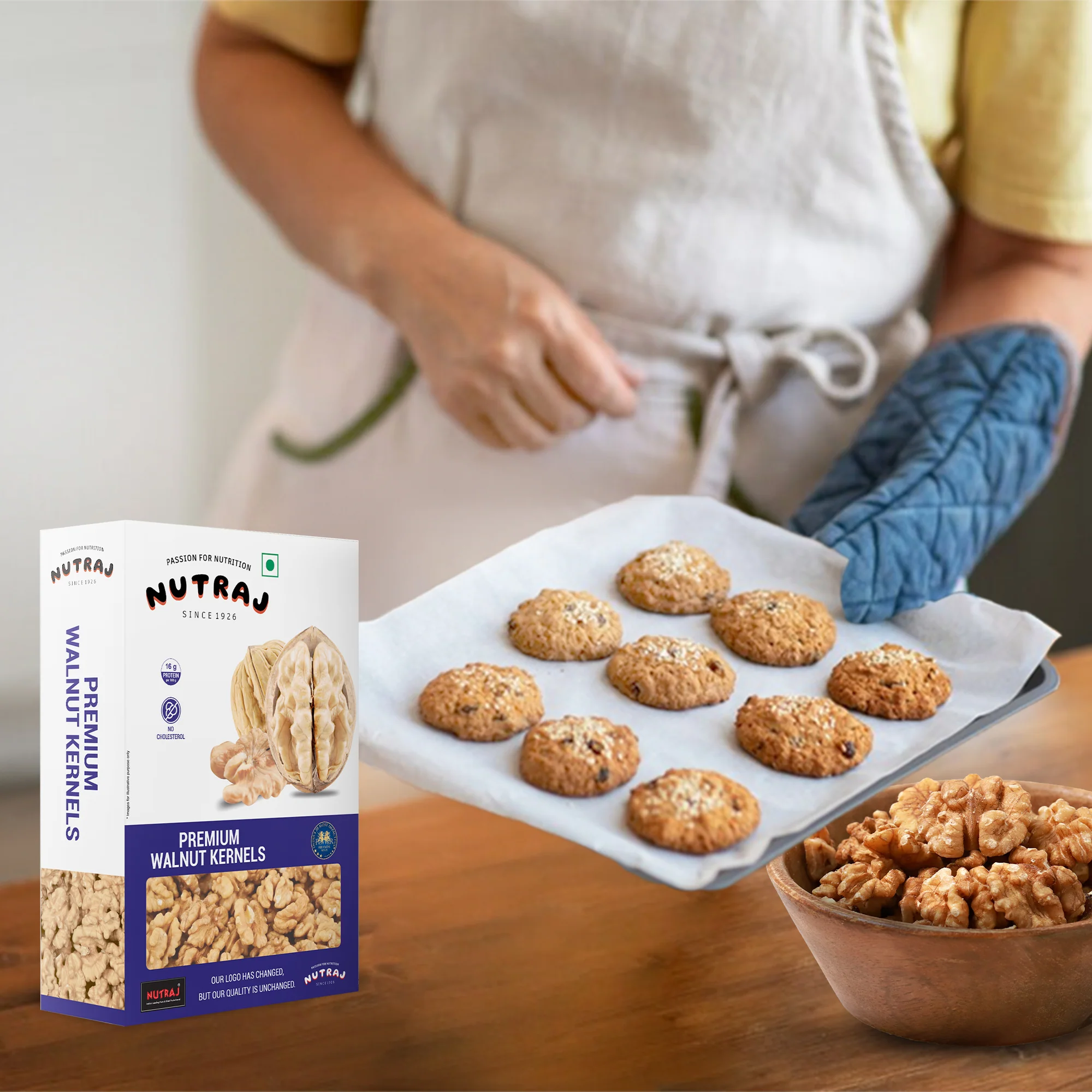 Nutraj California Walnut Kernels 200gm - Image 7
