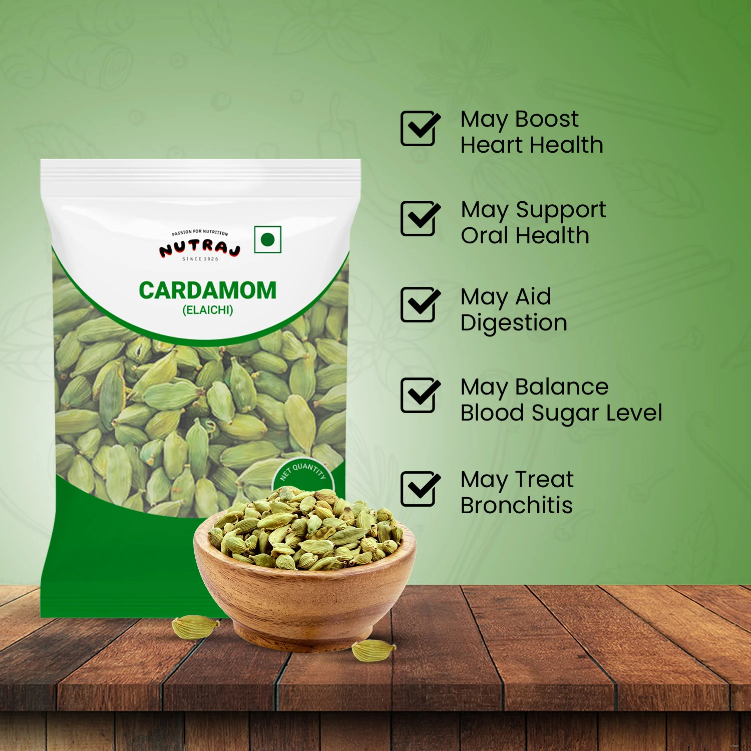Nutraj Cardamom (Elaichi) 50gm - Image 4
