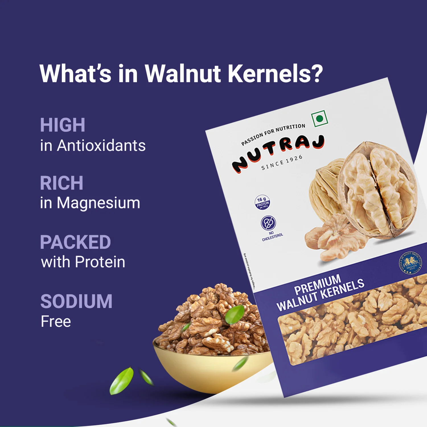 Nutraj Dry Fruits Combo 400g – Cashew Nuts and Walnut Kernels  200g Each - Image 4