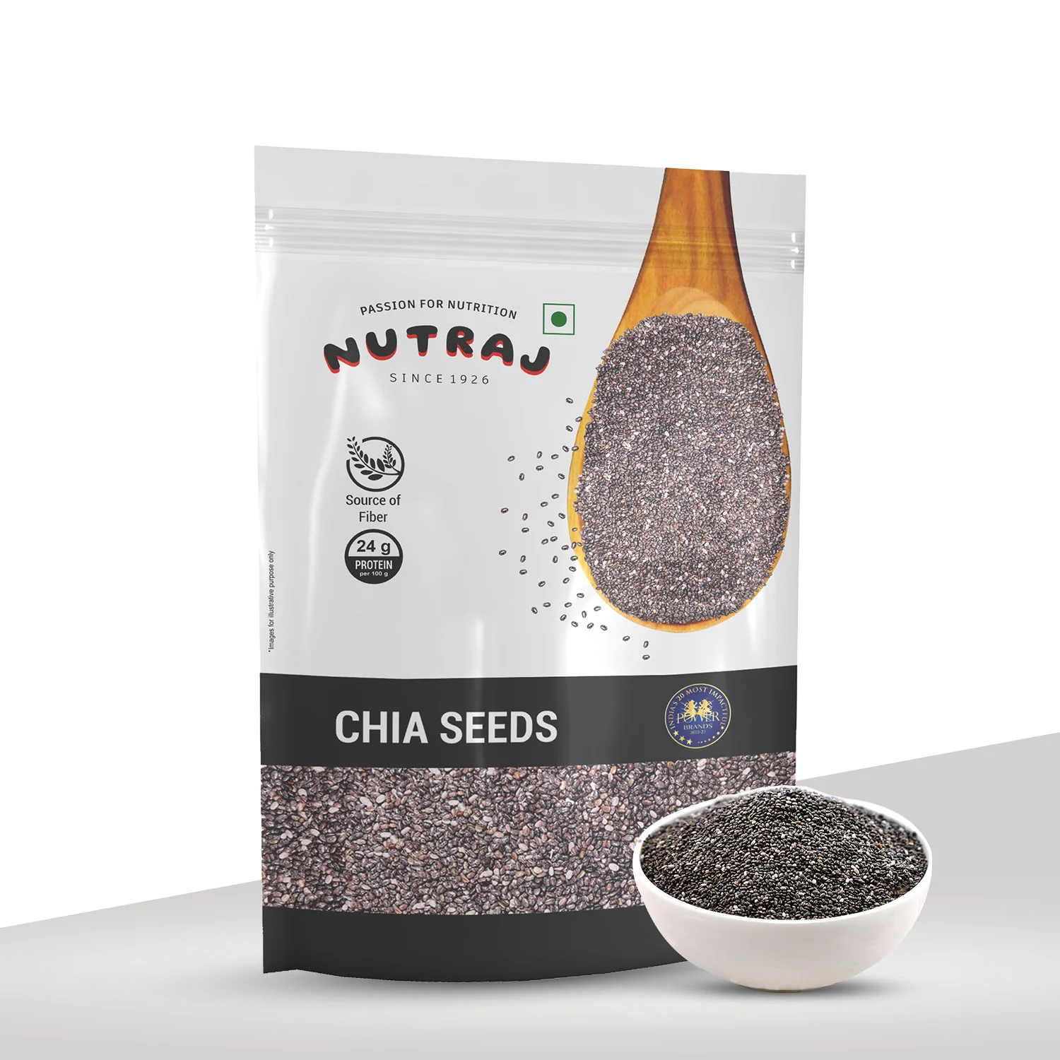 Nutraj Chia Seeds 200gm - Image 3
