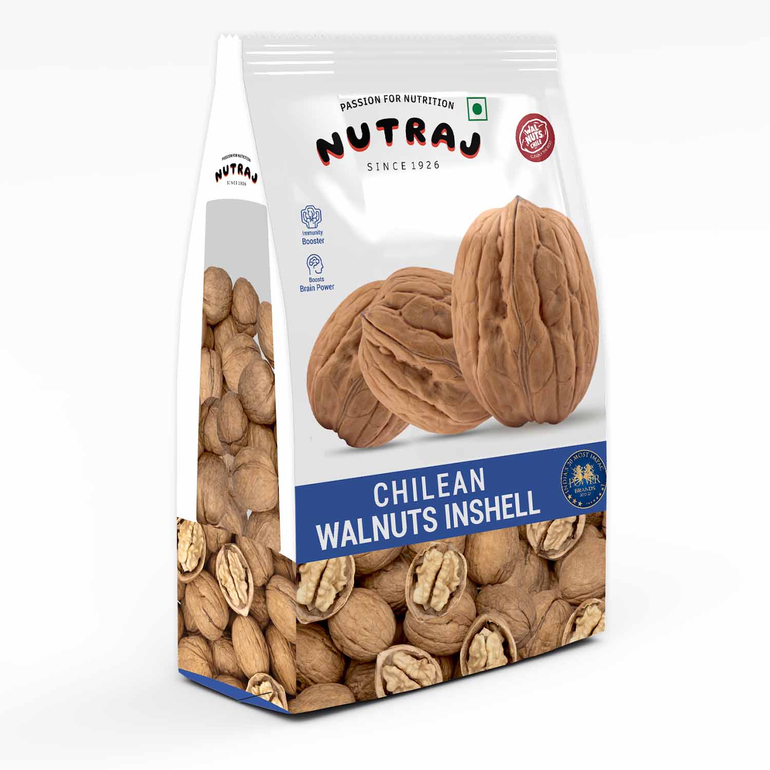 Nutraj Chilean Walnut Inshell 500g with Nut Cracker - Image 3