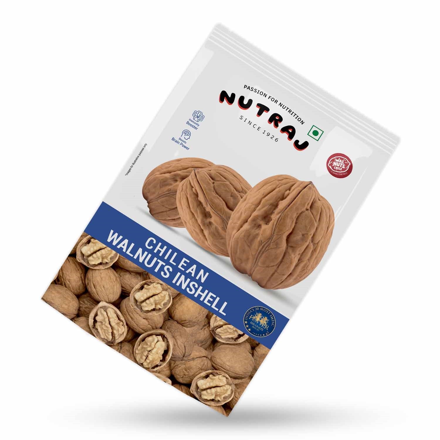 Nutraj Chilean Walnut Inshell 500g with Nut Cracker - Image 5
