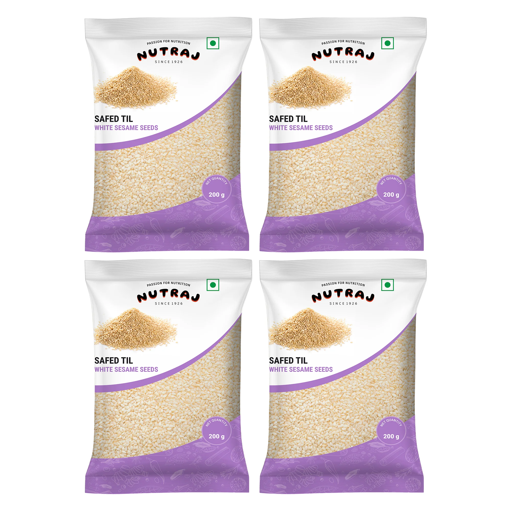 Nutraj Classic White Sesame Seeds (Safed Til) 200g - Image 11
