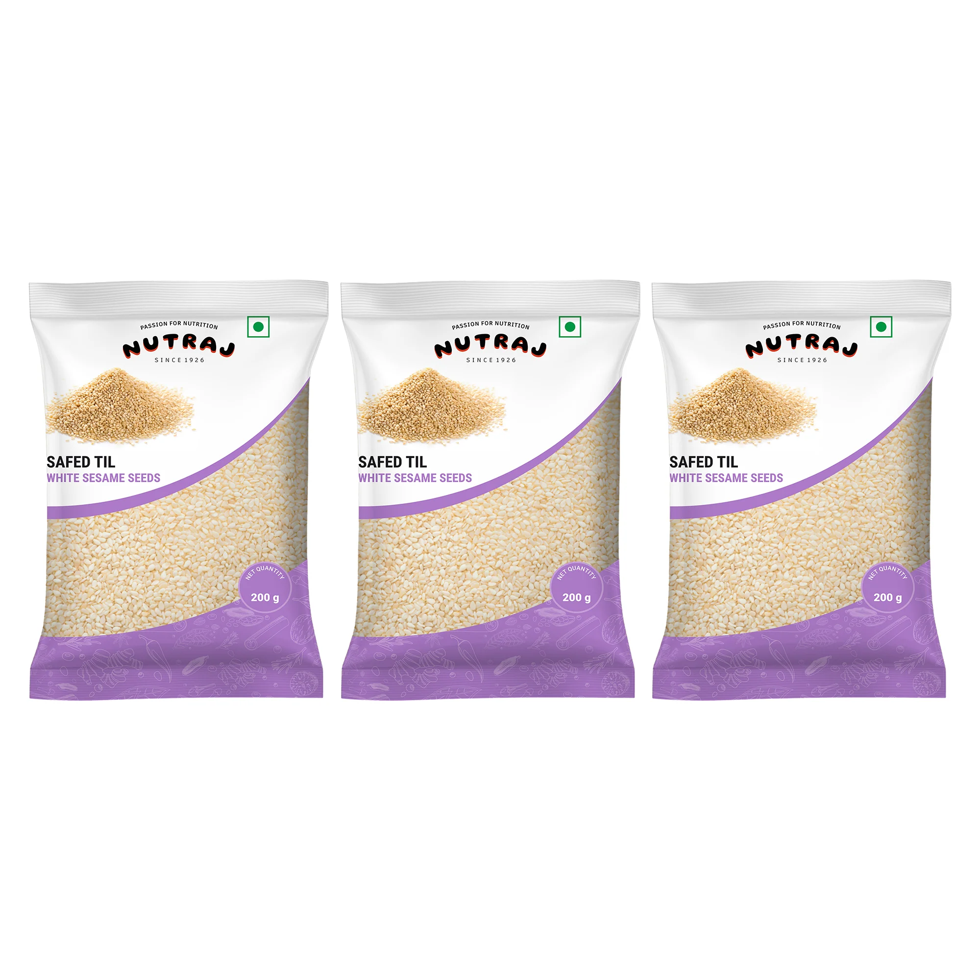 Nutraj Classic White Sesame Seeds (Safed Til) 200g - Image 9