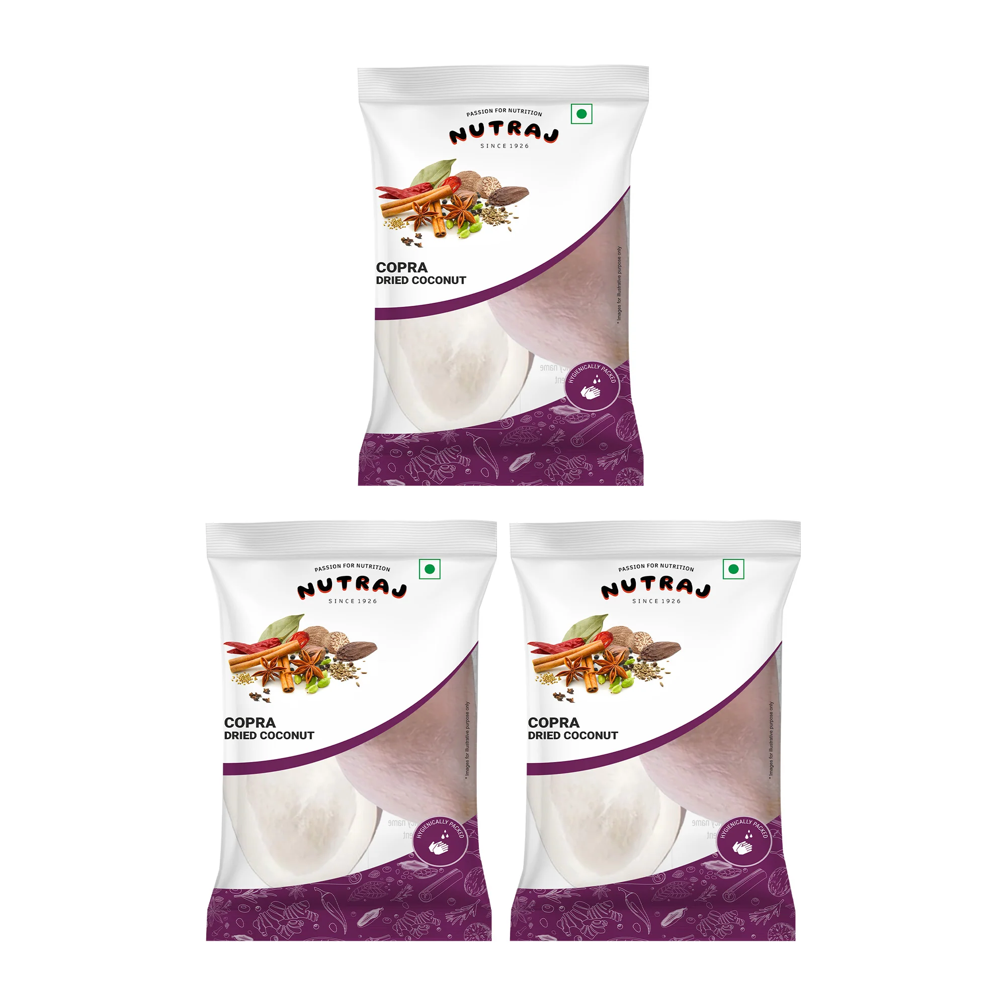 Nutraj Copra Dried Coconut Whole 200g - Image 10