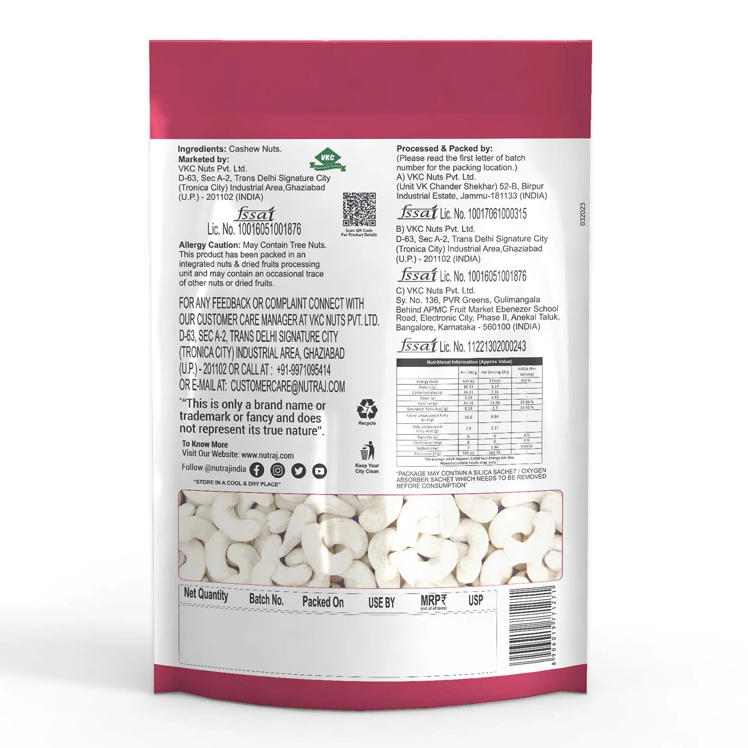 Nutraj Daily Needs Dry Fruits Pack 1kg (Almonds, Cashews, Pistachios, Raisins (Each 250g) - Image 5