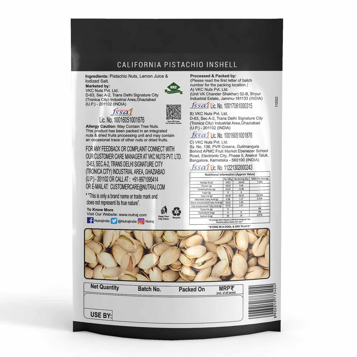 Nutraj Daily Needs Dry Fruits Pack 1kg (Almonds, Cashews, Pistachios, Raisins (Each 250g) - Image 7