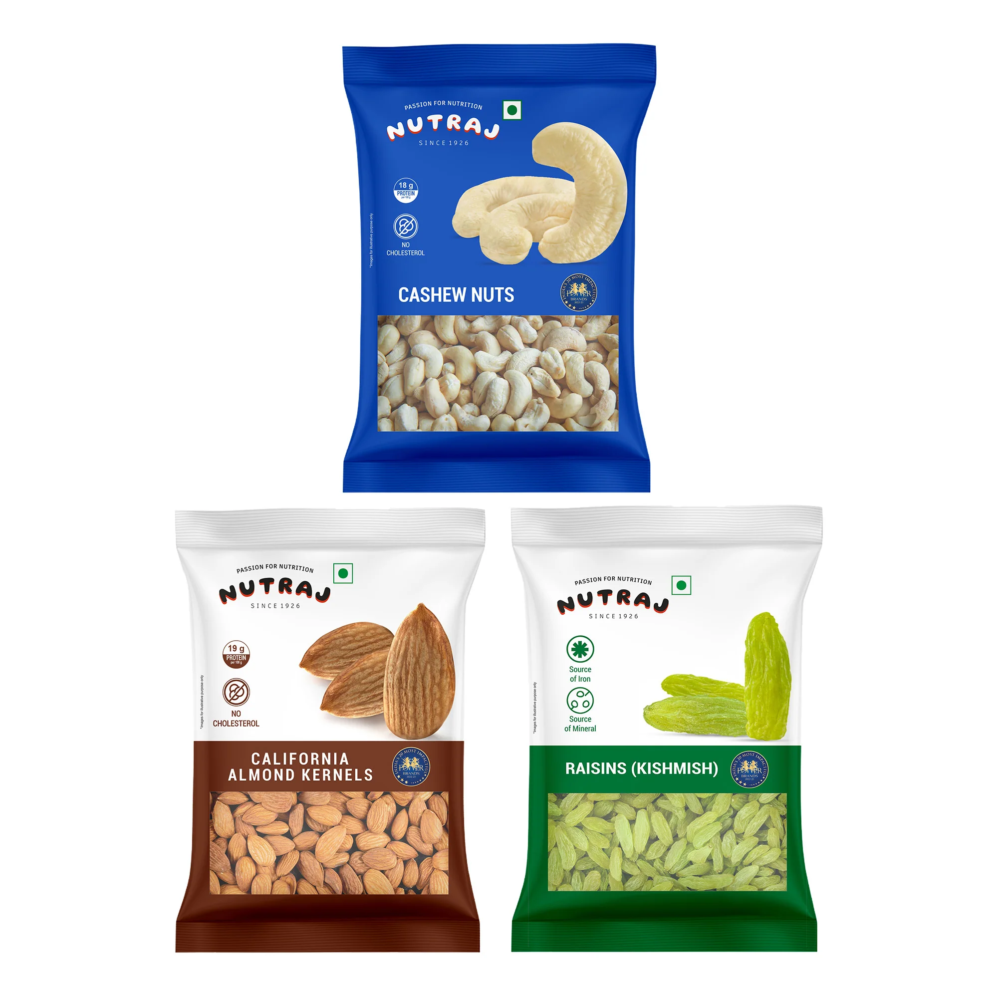 Nutraj Diwali Gift Hamper 300g With 2 Candles - Image 3