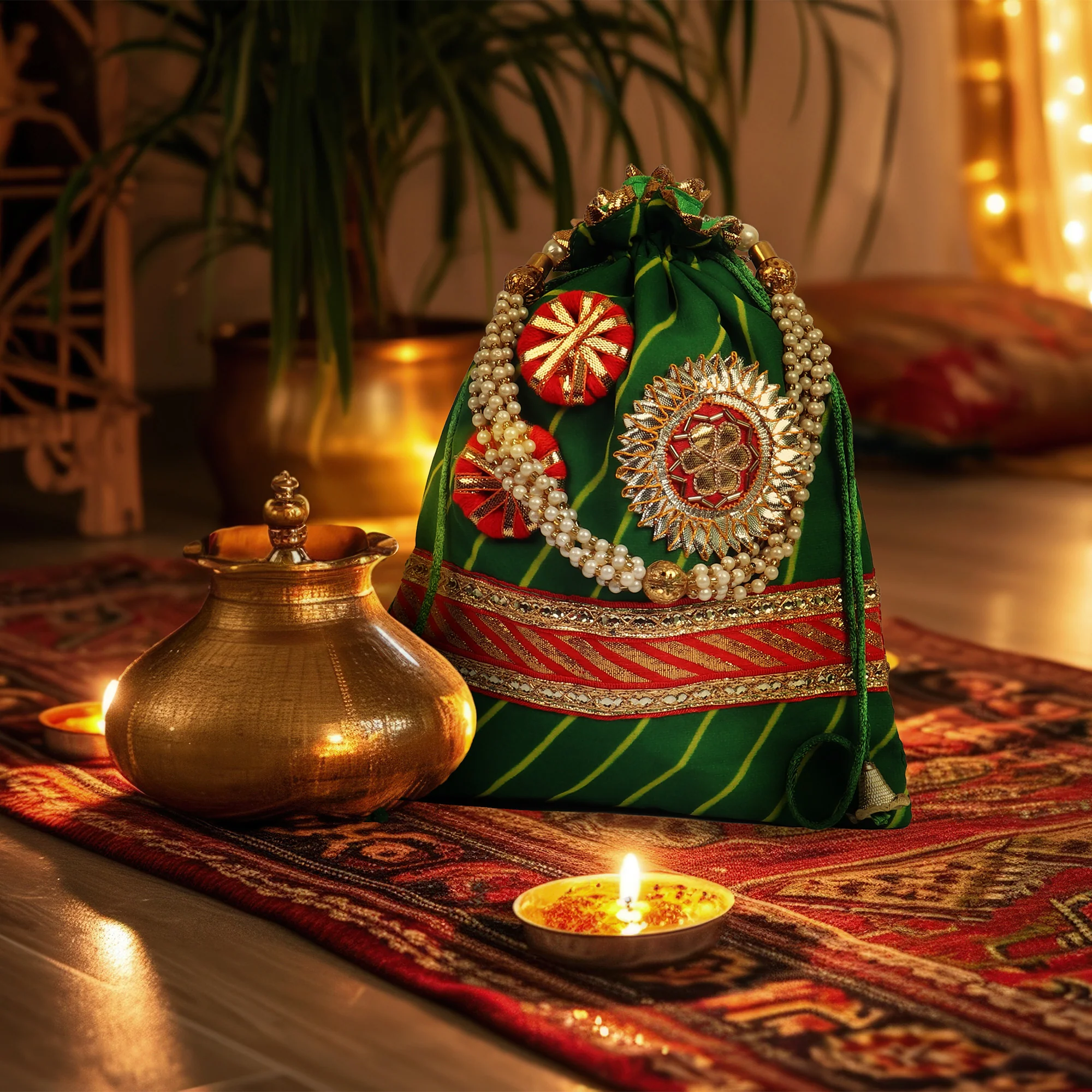 Nutraj Diwali Gift Hamper 300g With 2 Candles - Image 5