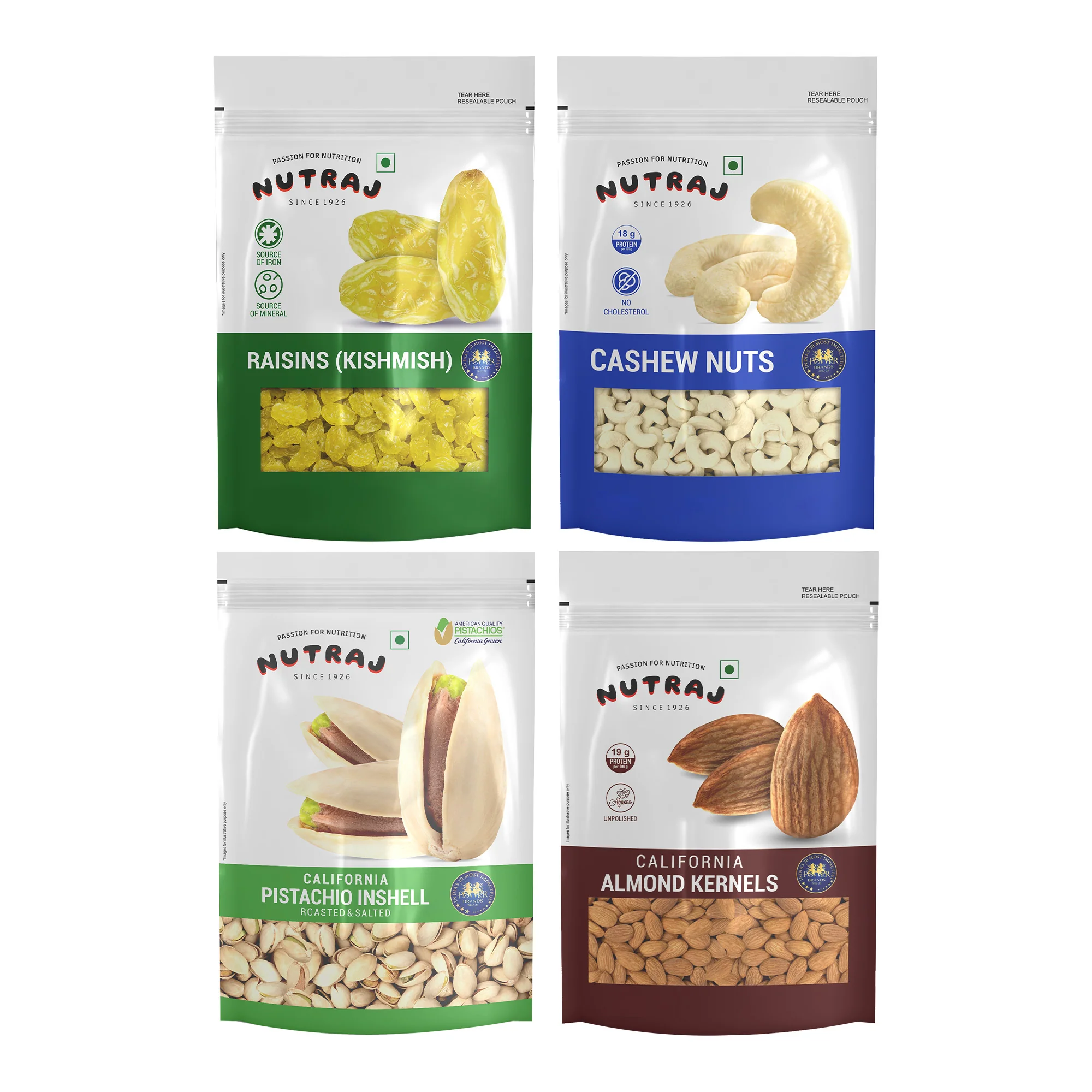 Nutraj Diwali Gift Hamper 800g With 2 Candles - Image 3