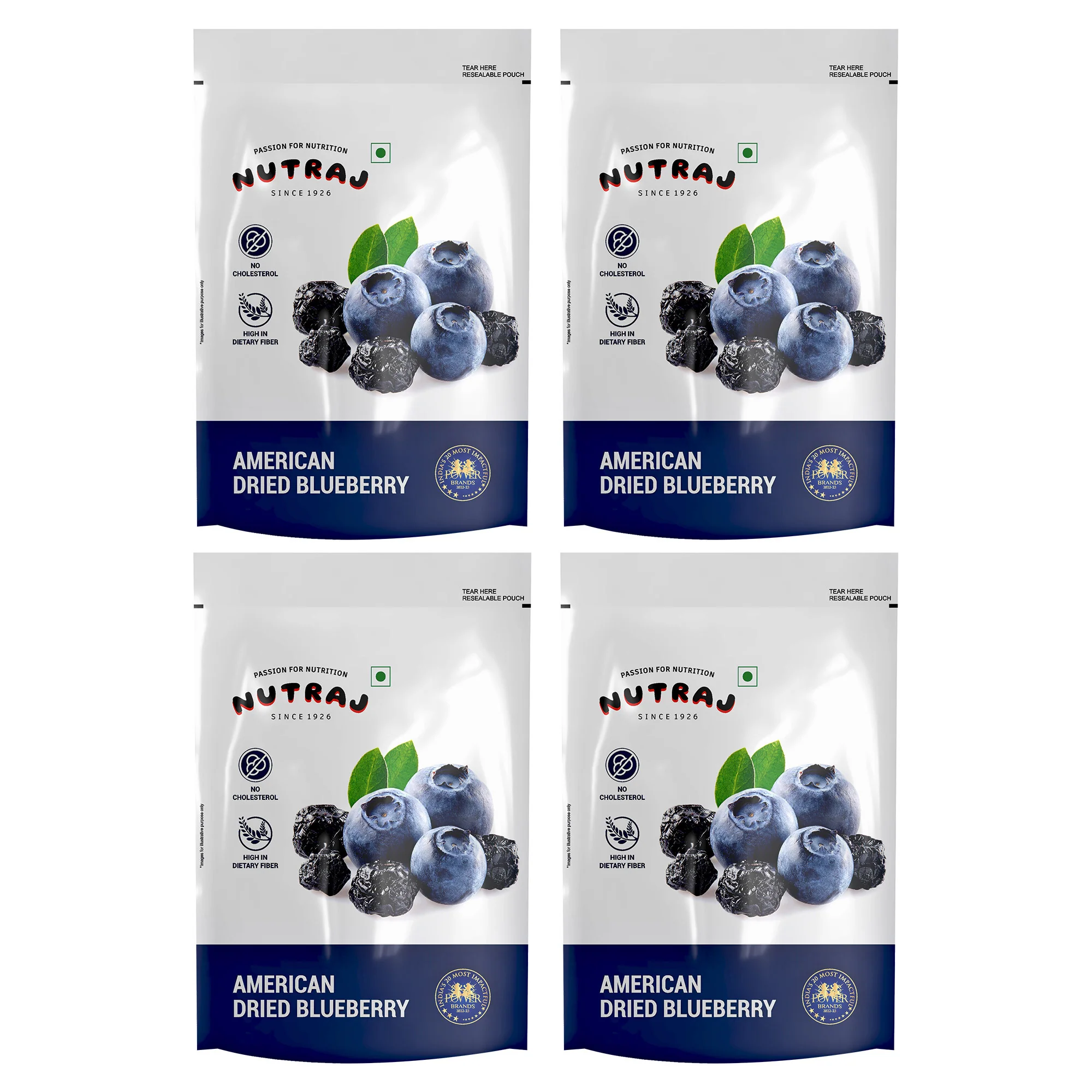 Nutraj Dried Blueberries 150gm – Naturally Sweet & Delicious Snack - Image 11