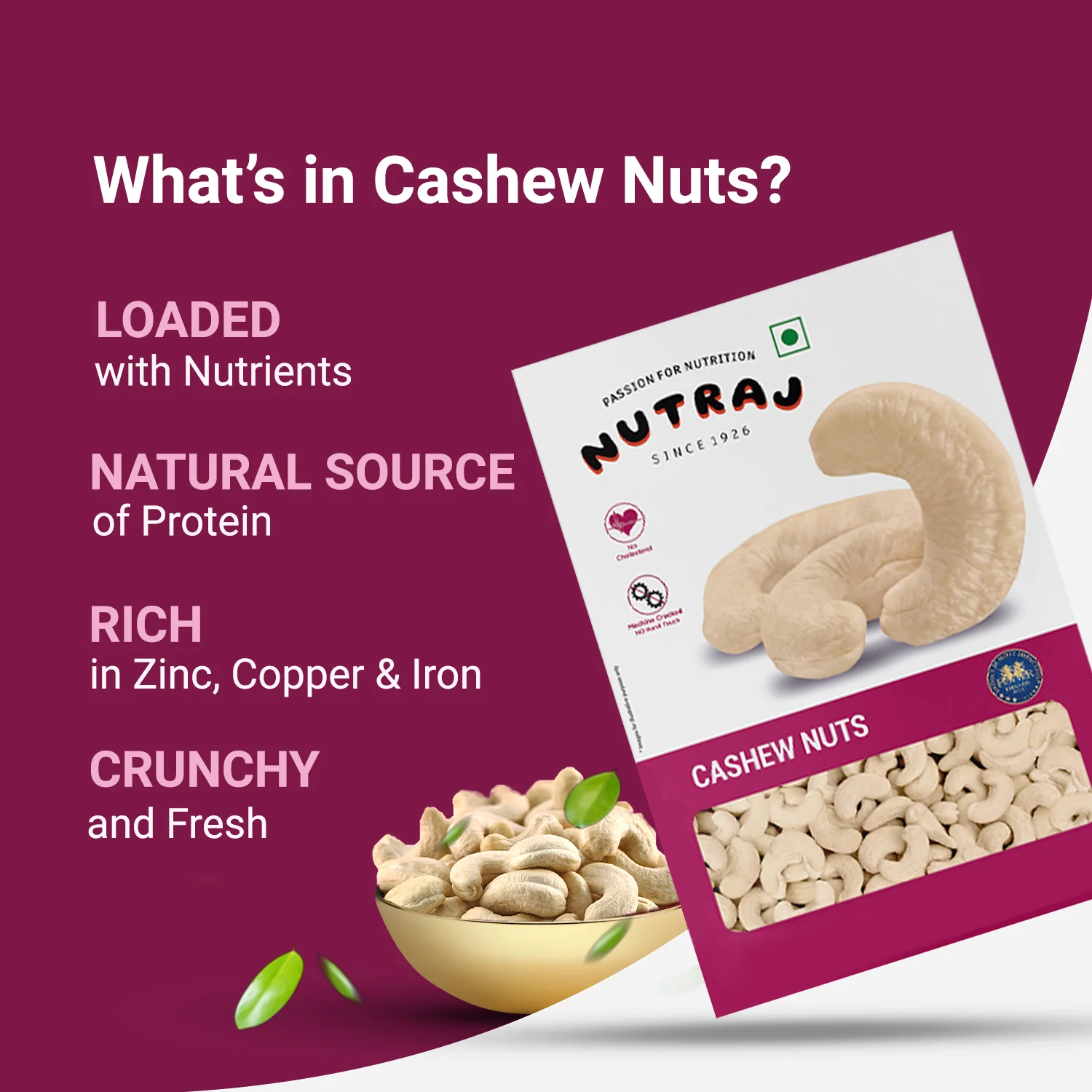 Nutraj Dry Fruits Combo 800g β Almonds, Cashews, Raisins & Walnut Kernels (200g Each) - Image 4