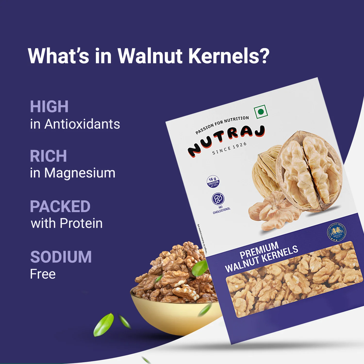 Nutraj Dry Fruits Combo 800g β Almonds, Cashews, Raisins & Walnut Kernels (200g Each) - Image 6