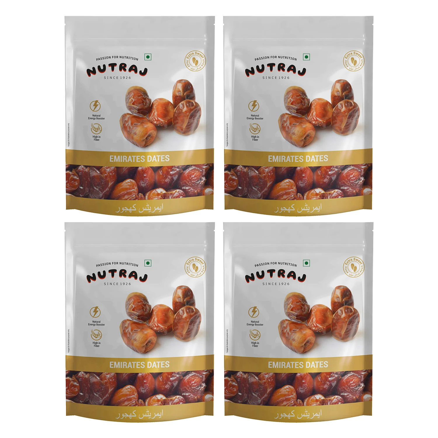 Nutraj Emirate Dates 500g Pouch | Khajoor | Khajur - Image 10