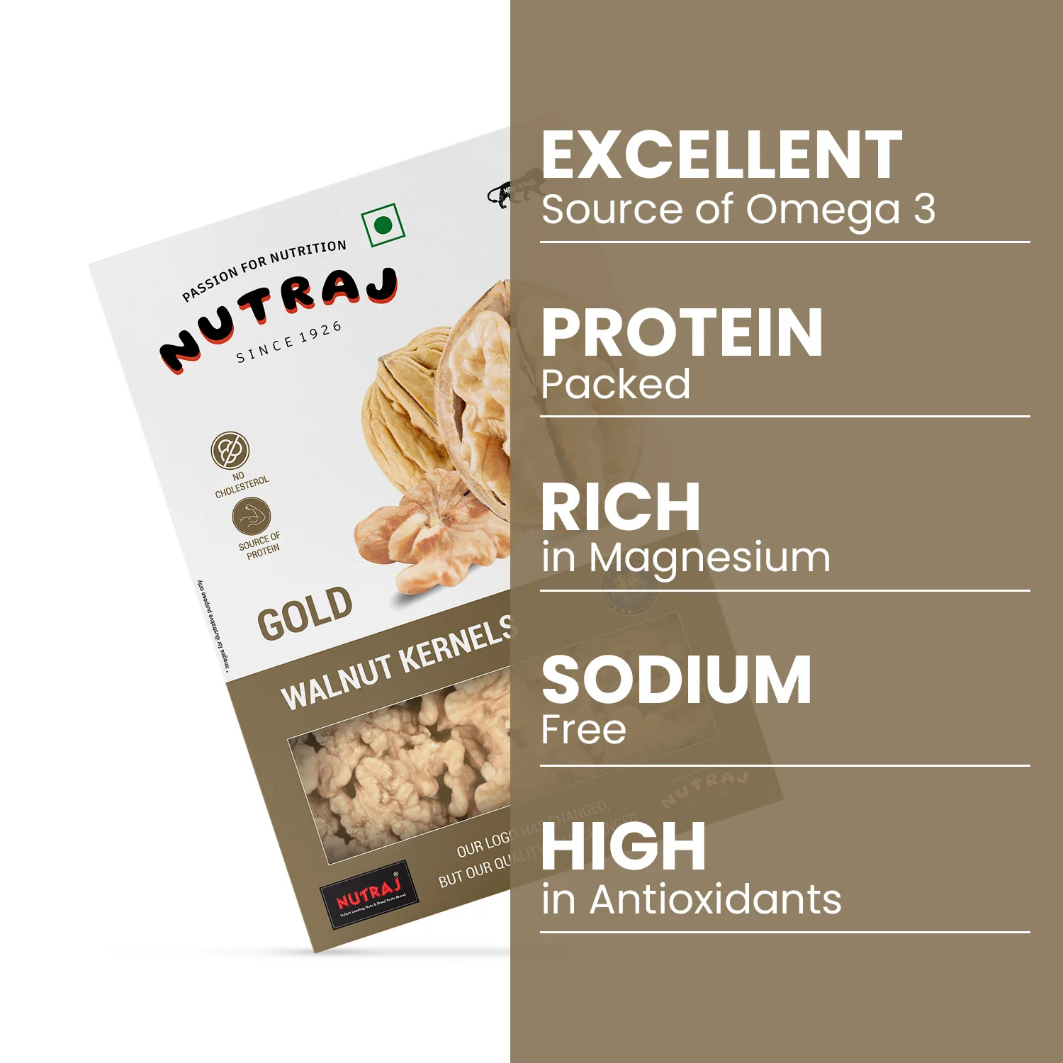 Nutraj Gold Walnut Kernels 250gm - Image 5