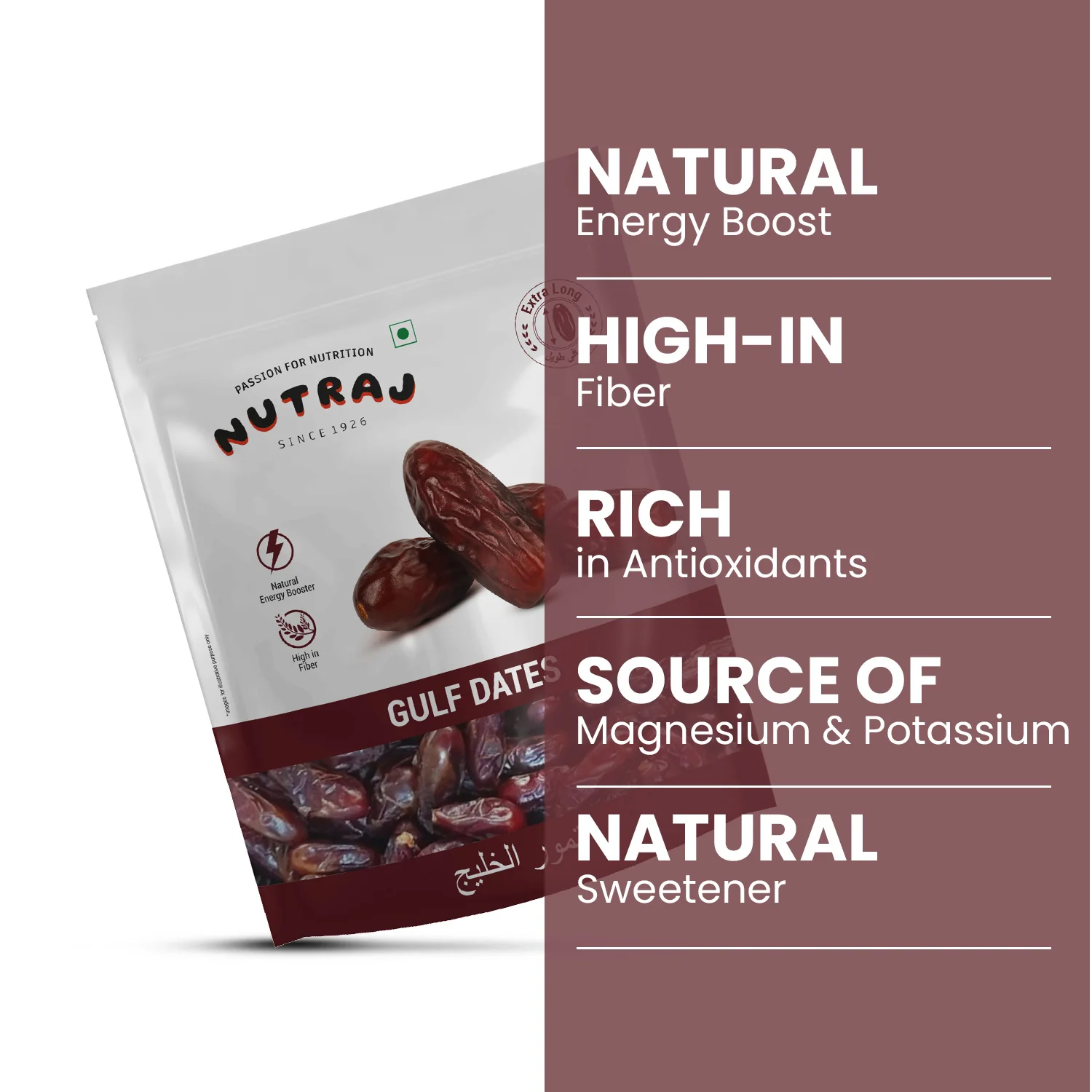 Nutraj Gulf Dates 500g - Image 5