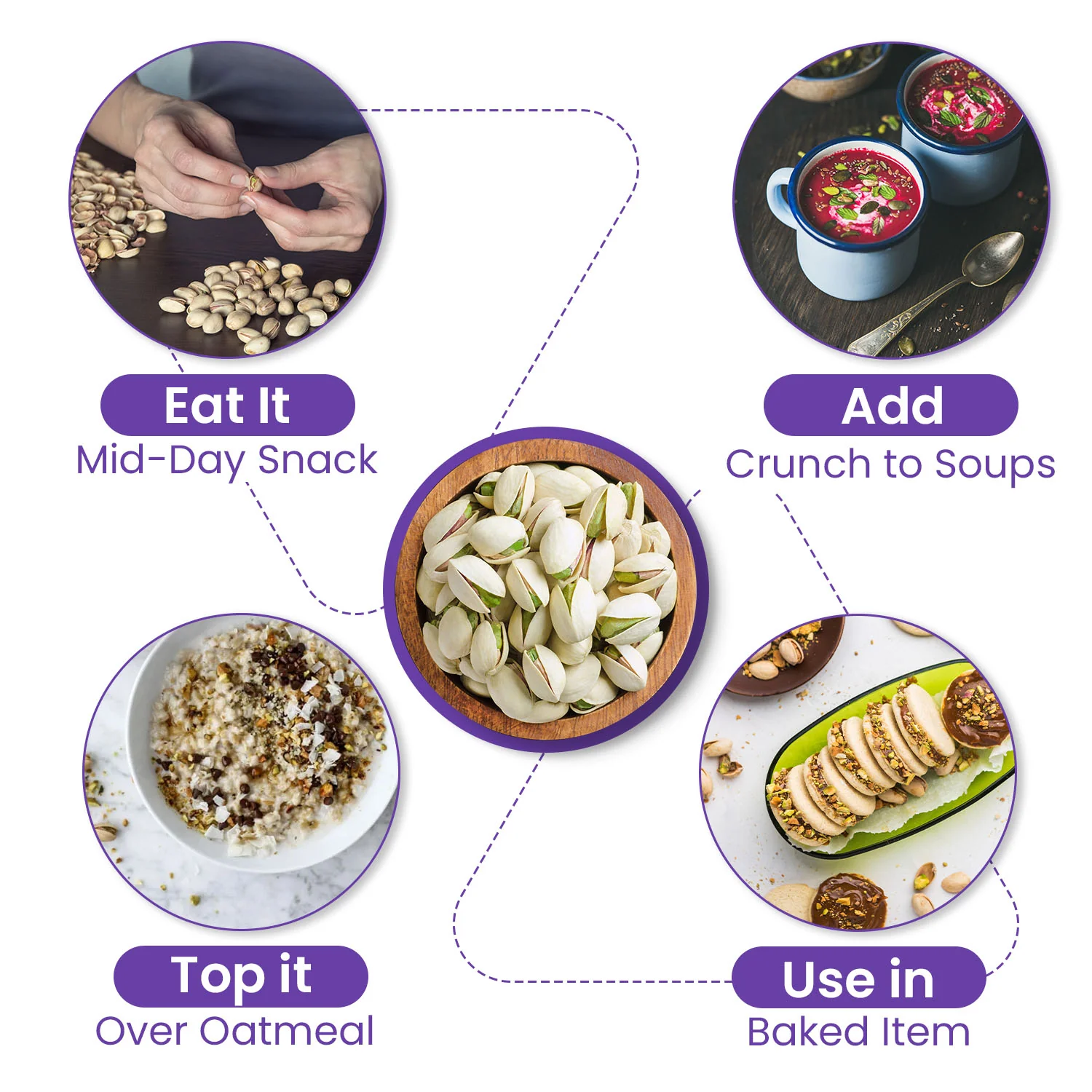 Nutraj Iranian Roasted & Salted Pistachios Inshell (Pista) 200gm - Image 6