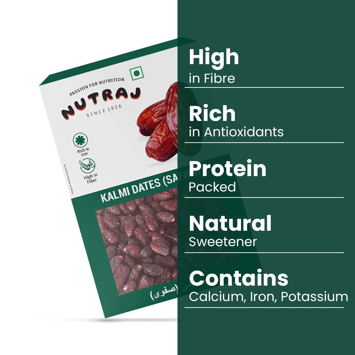Nutraj Kalmi Dates Khajoor 200 gm - Image 4